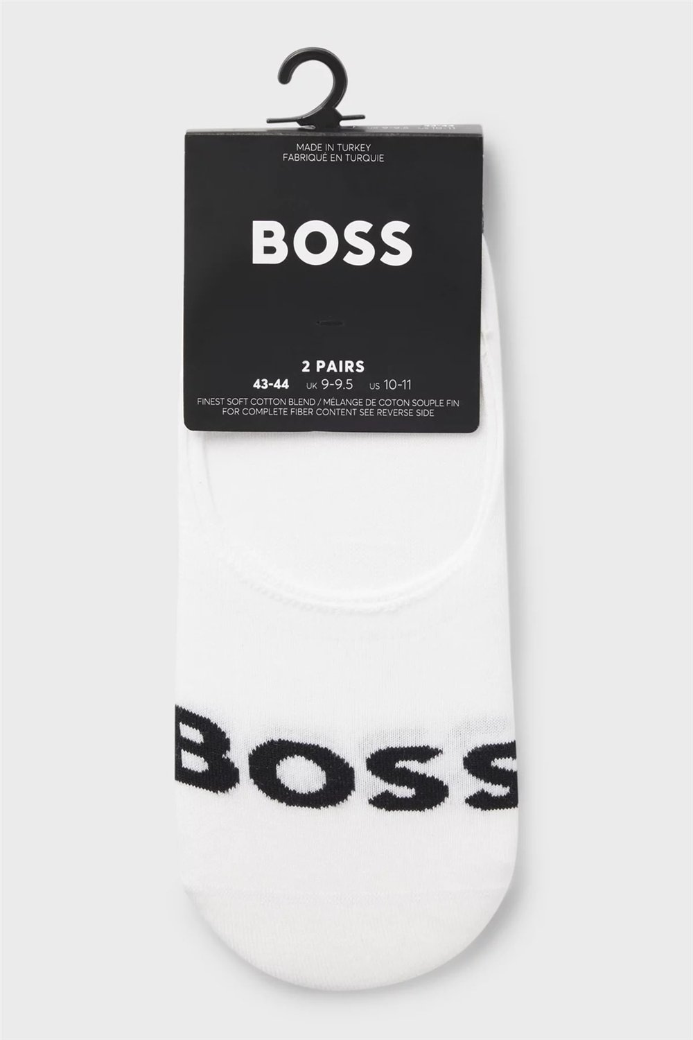 Boss Erkek 2li Çorap Beyaz