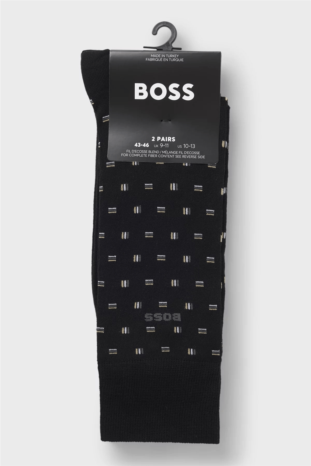 Boss Erkek 2li Çorap Siyah