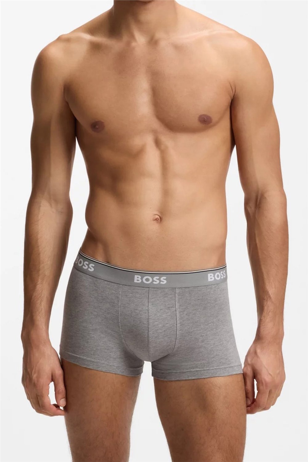 Boss Erkek 3lü Boxer Gri