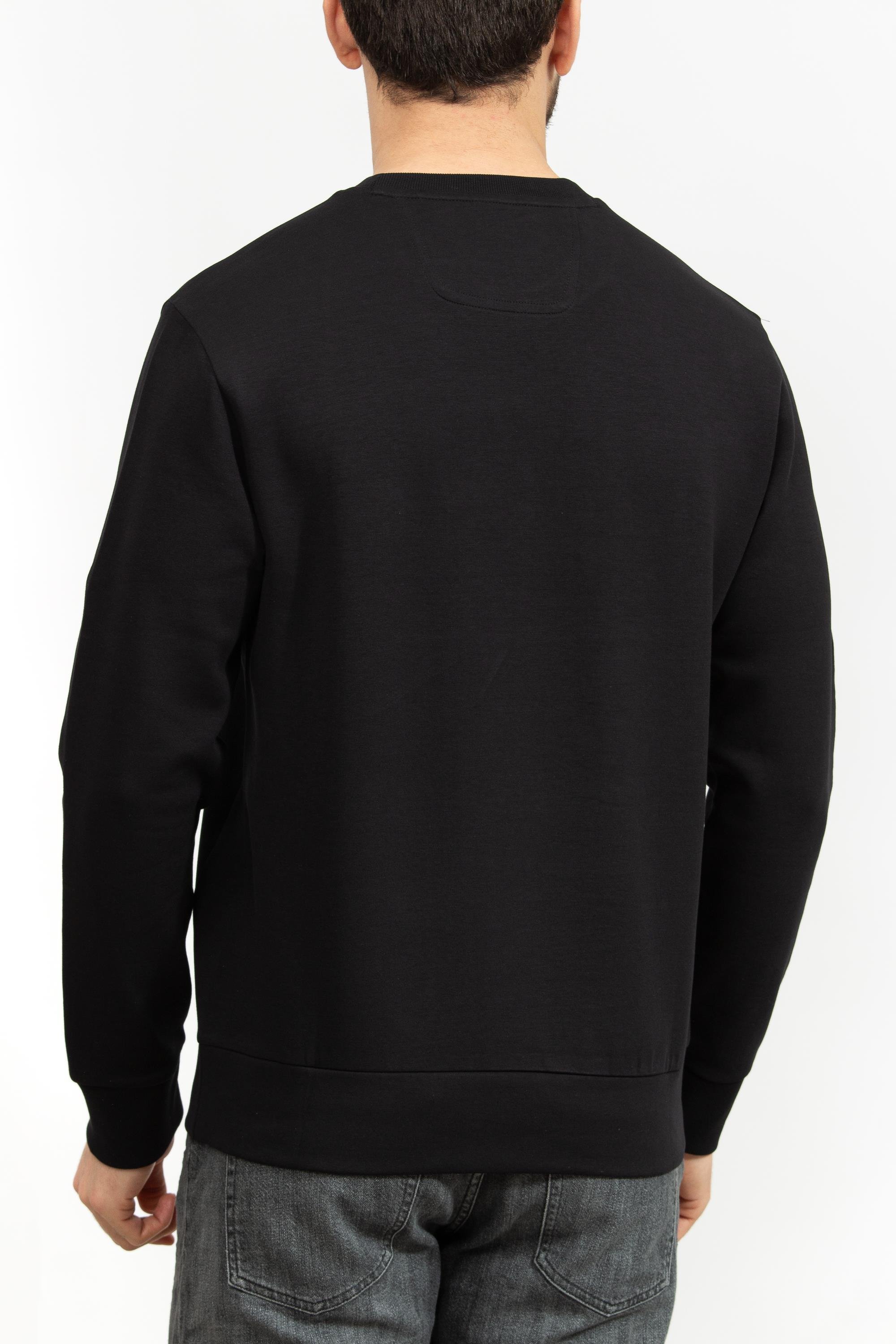 Boss Erkek Bisiklet Yaka Sweatshirt