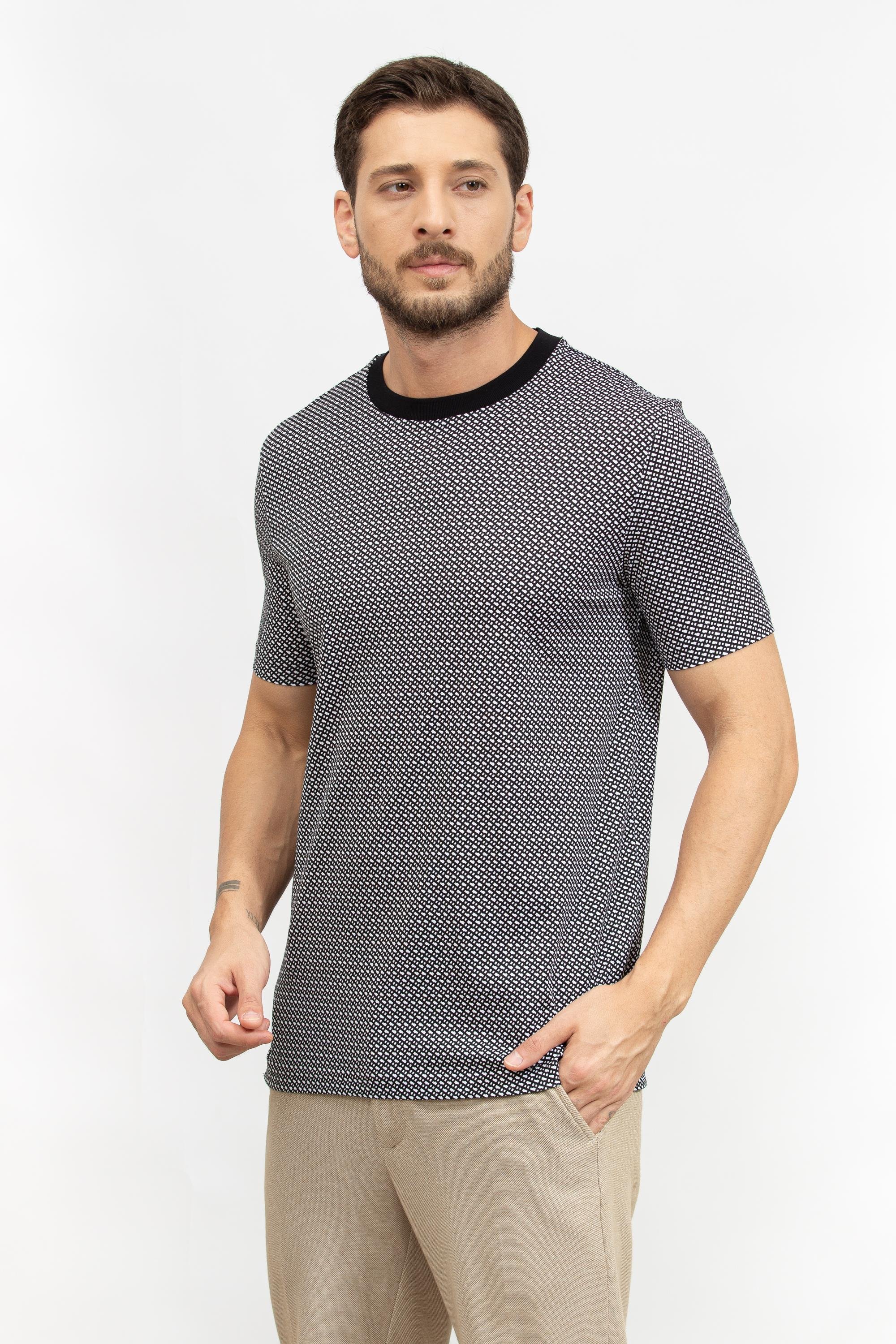 Boss Erkek Bisiklet Yaka T-Shirt