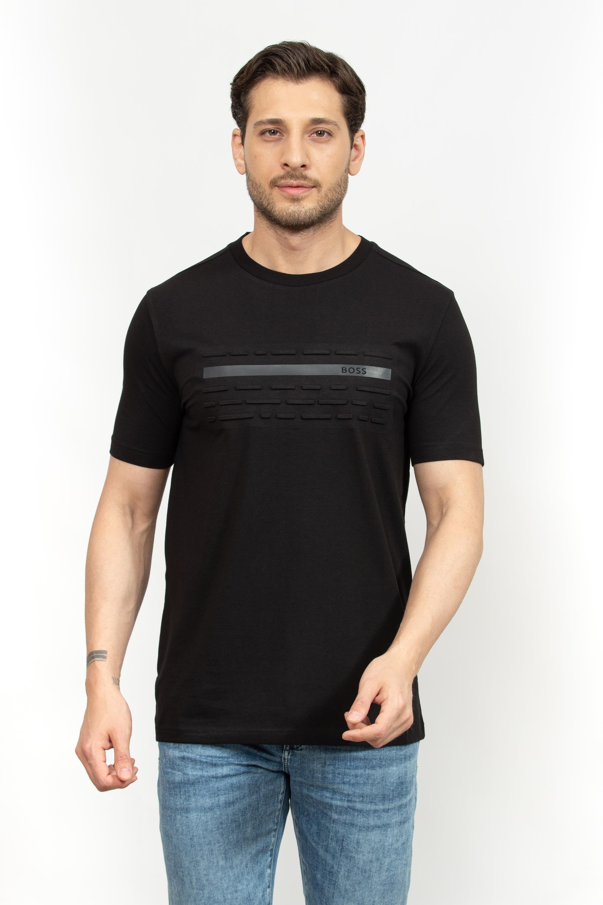Boss Erkek Bisiklet Yaka T-Shirt