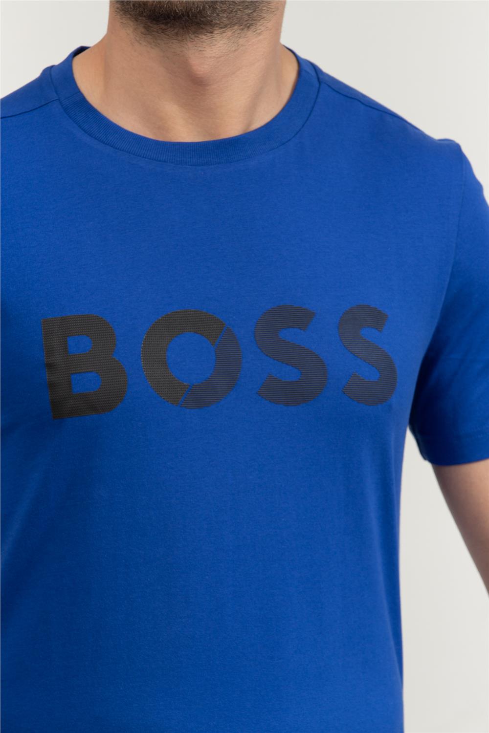 Boss Erkek Bisiklet Yaka T-Shirt