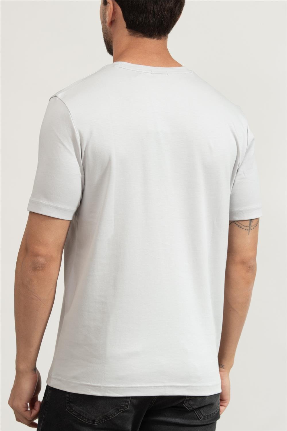 Boss Erkek Bisiklet Yaka T-Shirt