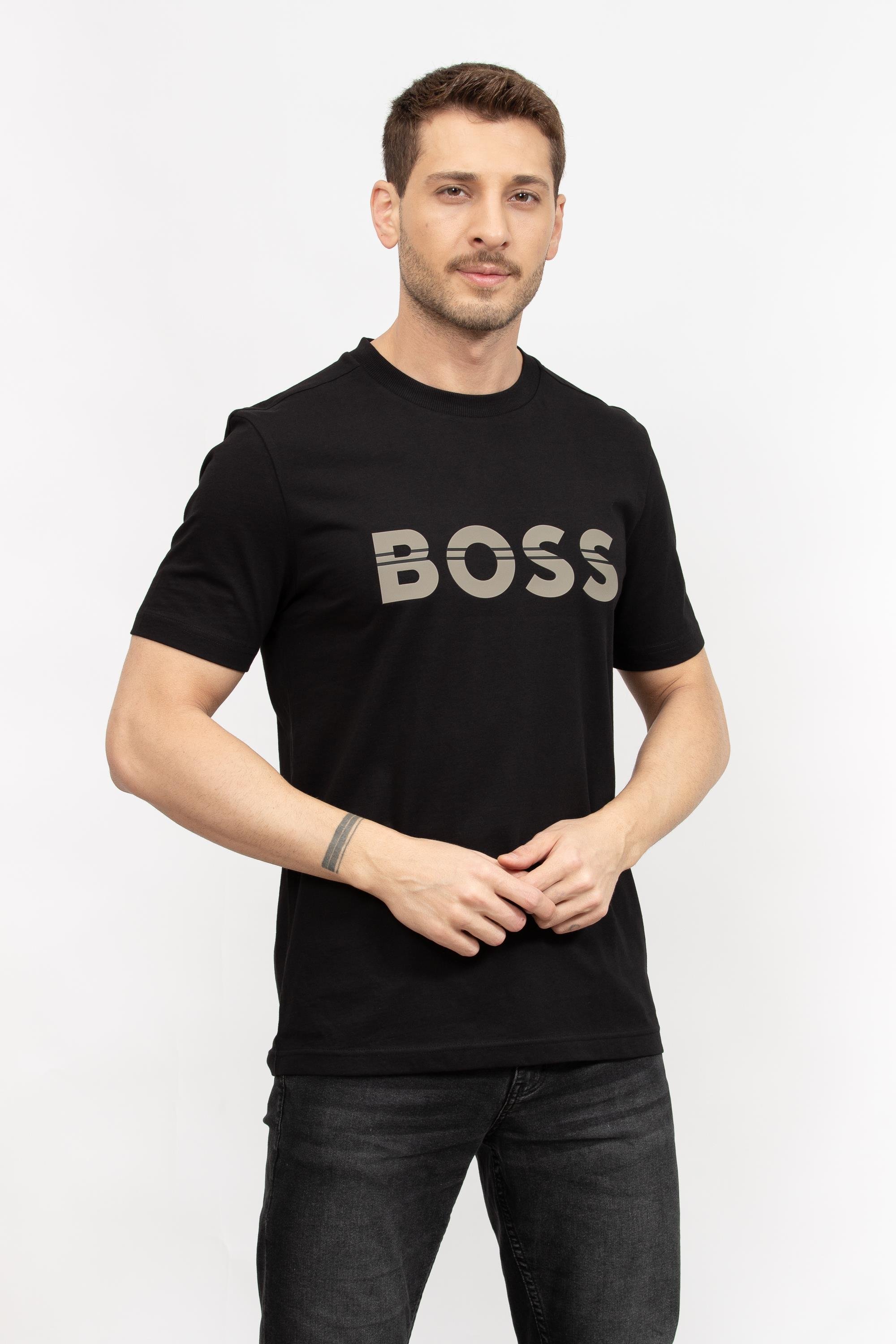 Boss Erkek Bisiklet Yaka T-Shirt