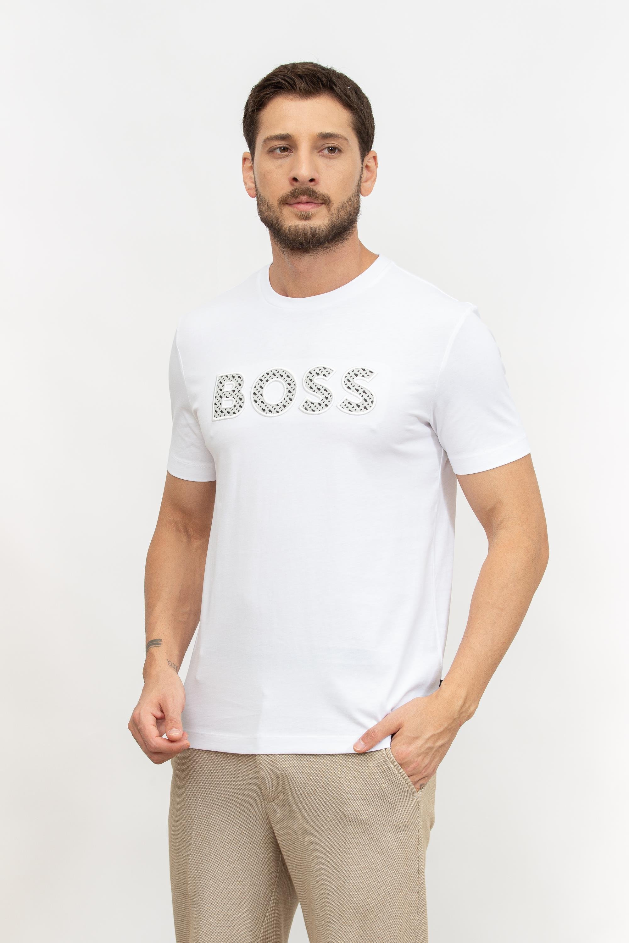 Boss Erkek Bisiklet Yaka T-Shirt