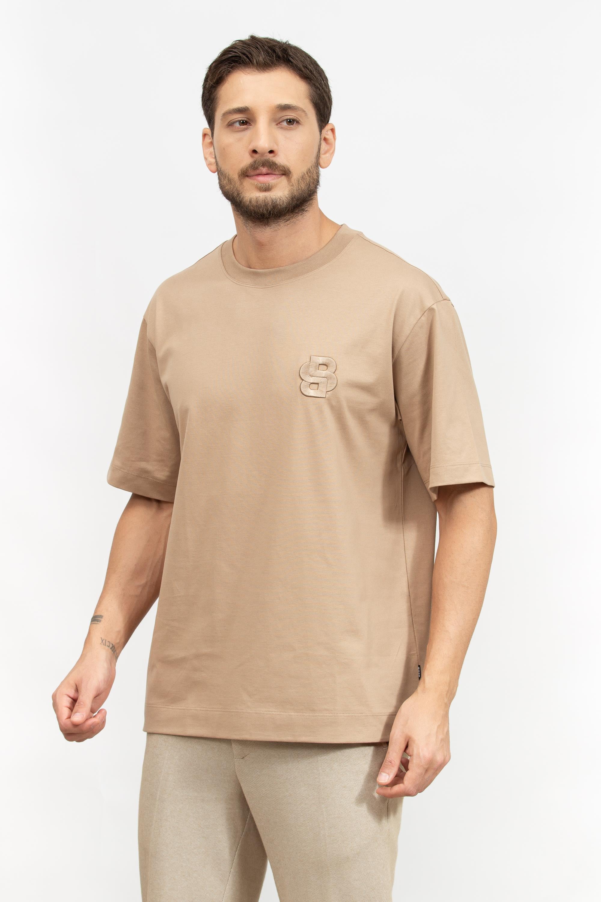 Boss Erkek Bisiklet Yaka T-Shirt