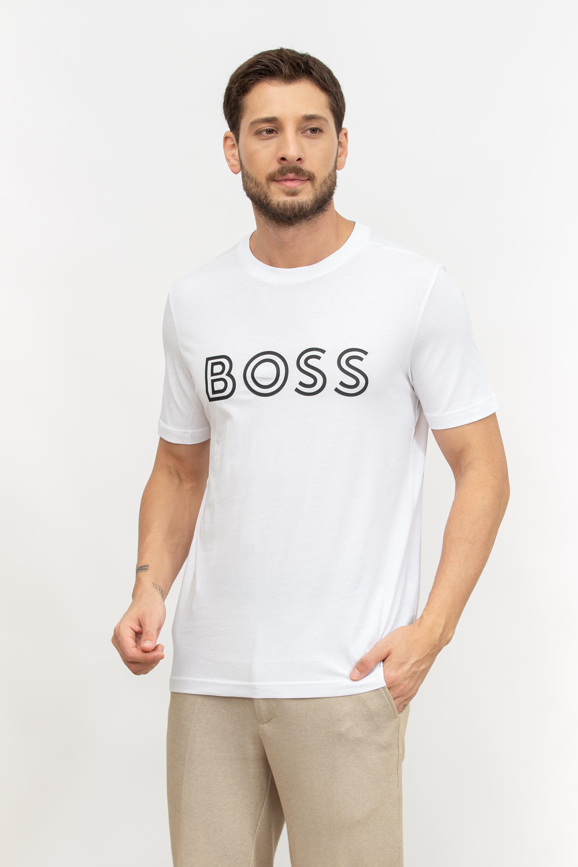 Boss Erkek Bisiklet Yaka T-Shirt