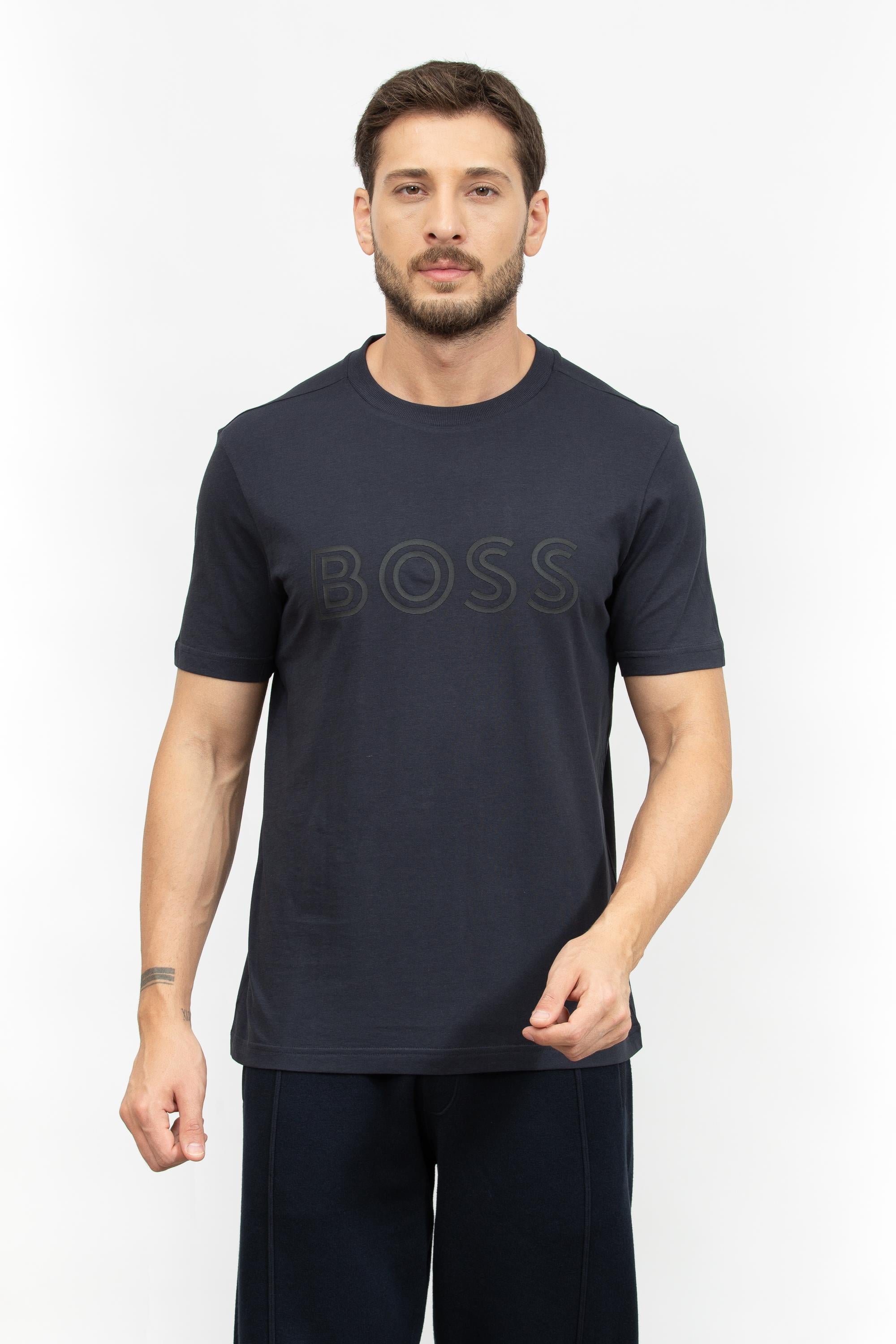 Boss Erkek Bisiklet Yaka T-Shirt