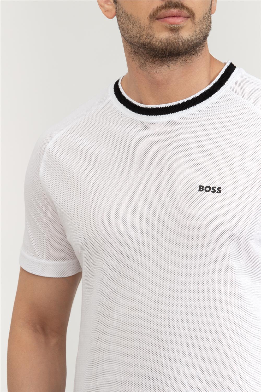 Boss Erkek Bisiklet Yaka T-Shirt