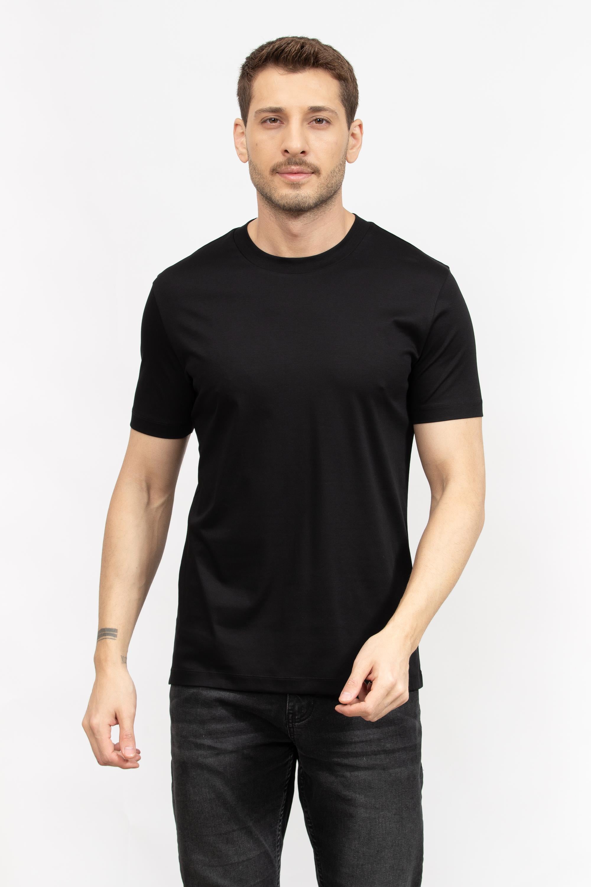 Boss Erkek Bisiklet Yaka T-Shirt