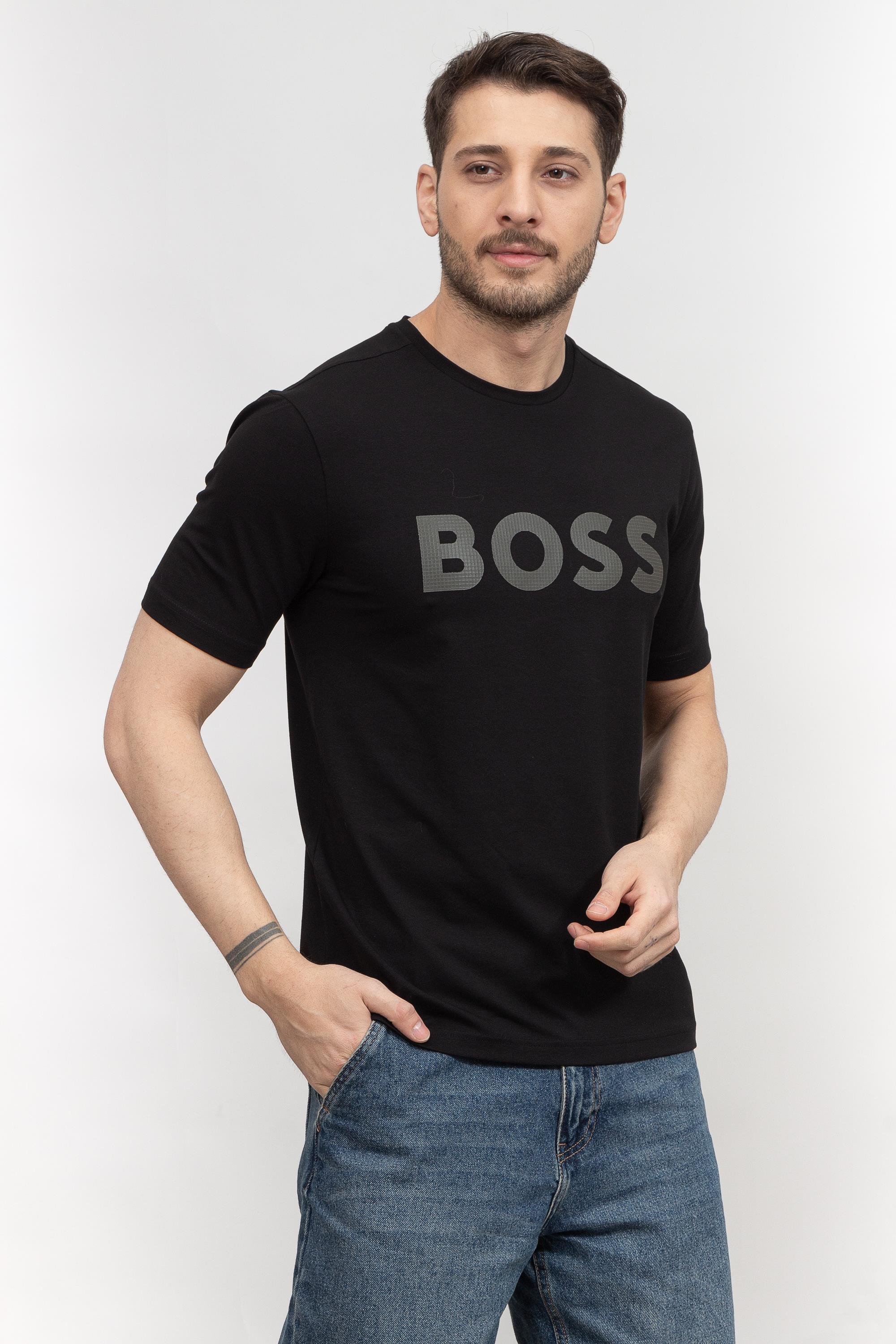 Boss Erkek Bisiklet Yaka T-Shirt