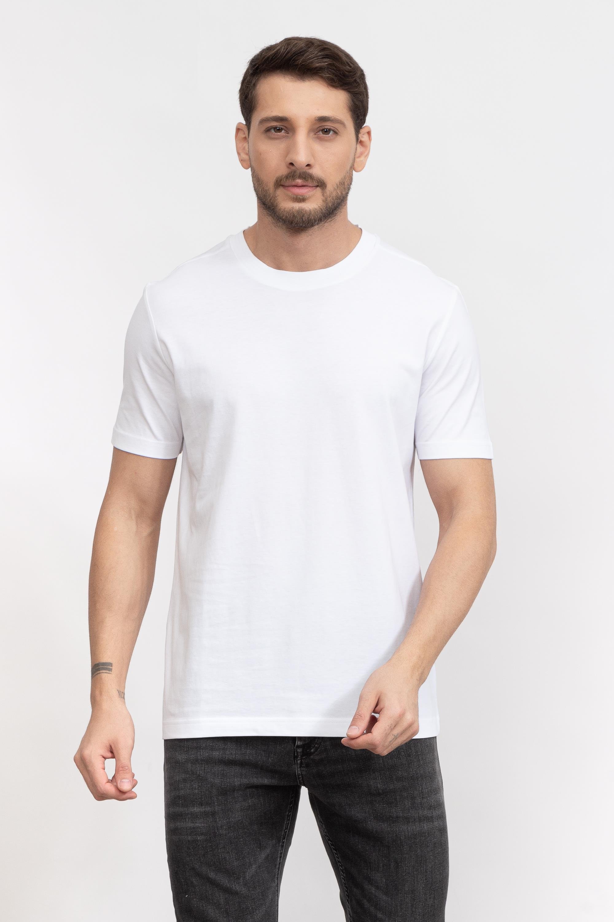 Boss Erkek Bisiklet Yaka T-Shirt