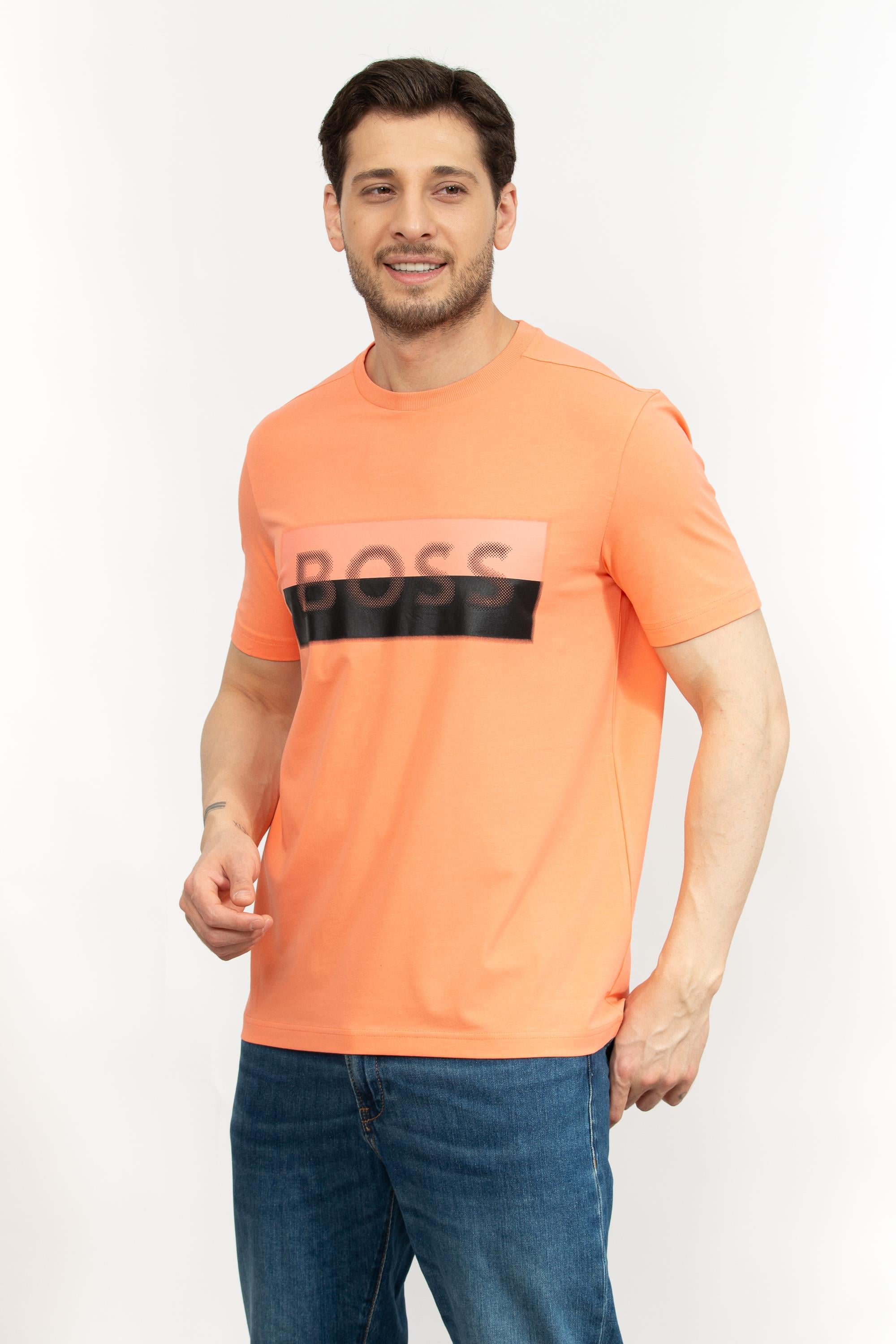 Boss Erkek Bisiklet Yaka T-Shirt