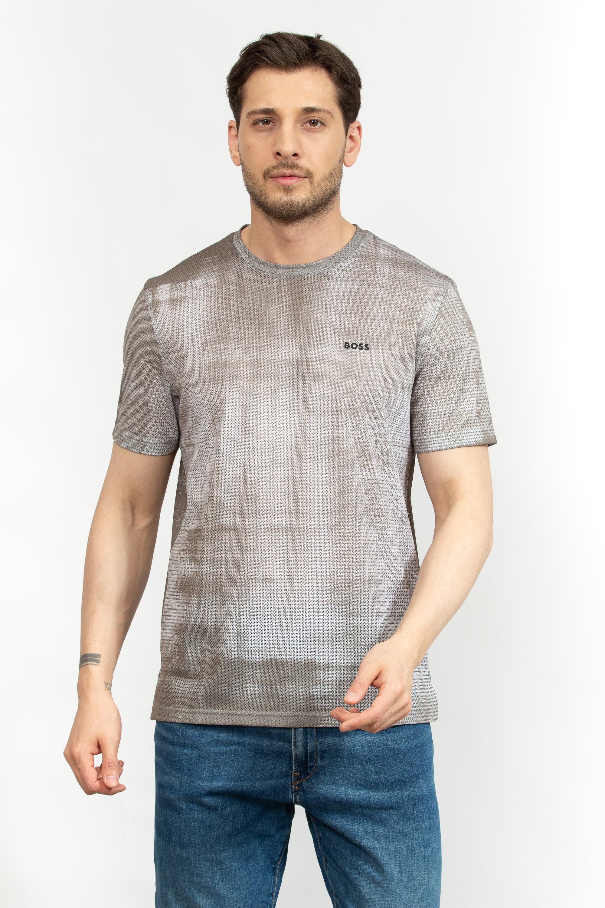 Boss Erkek Bisiklet Yaka T-Shirt