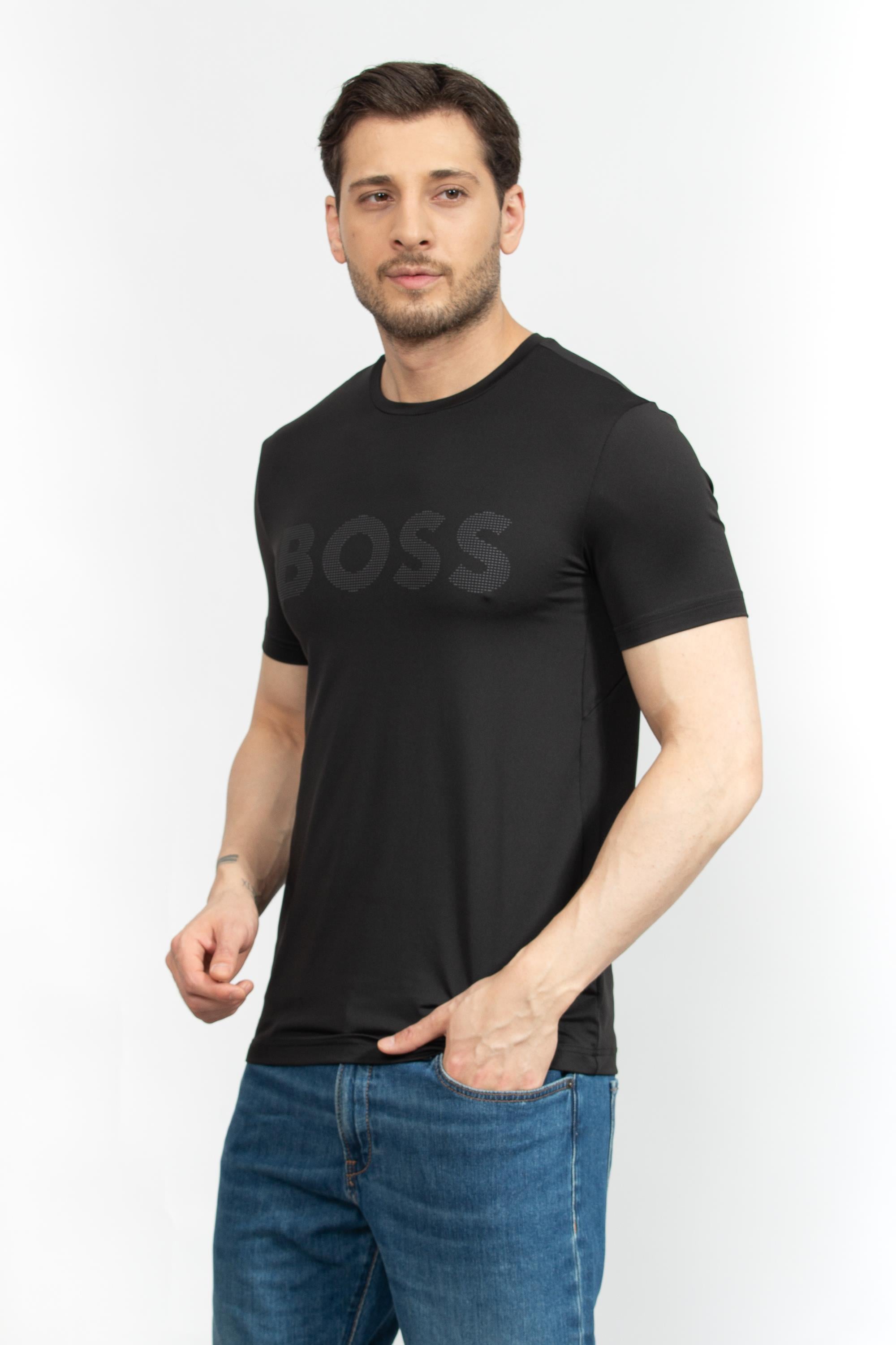 Boss Erkek Bisiklet Yaka T-Shirt