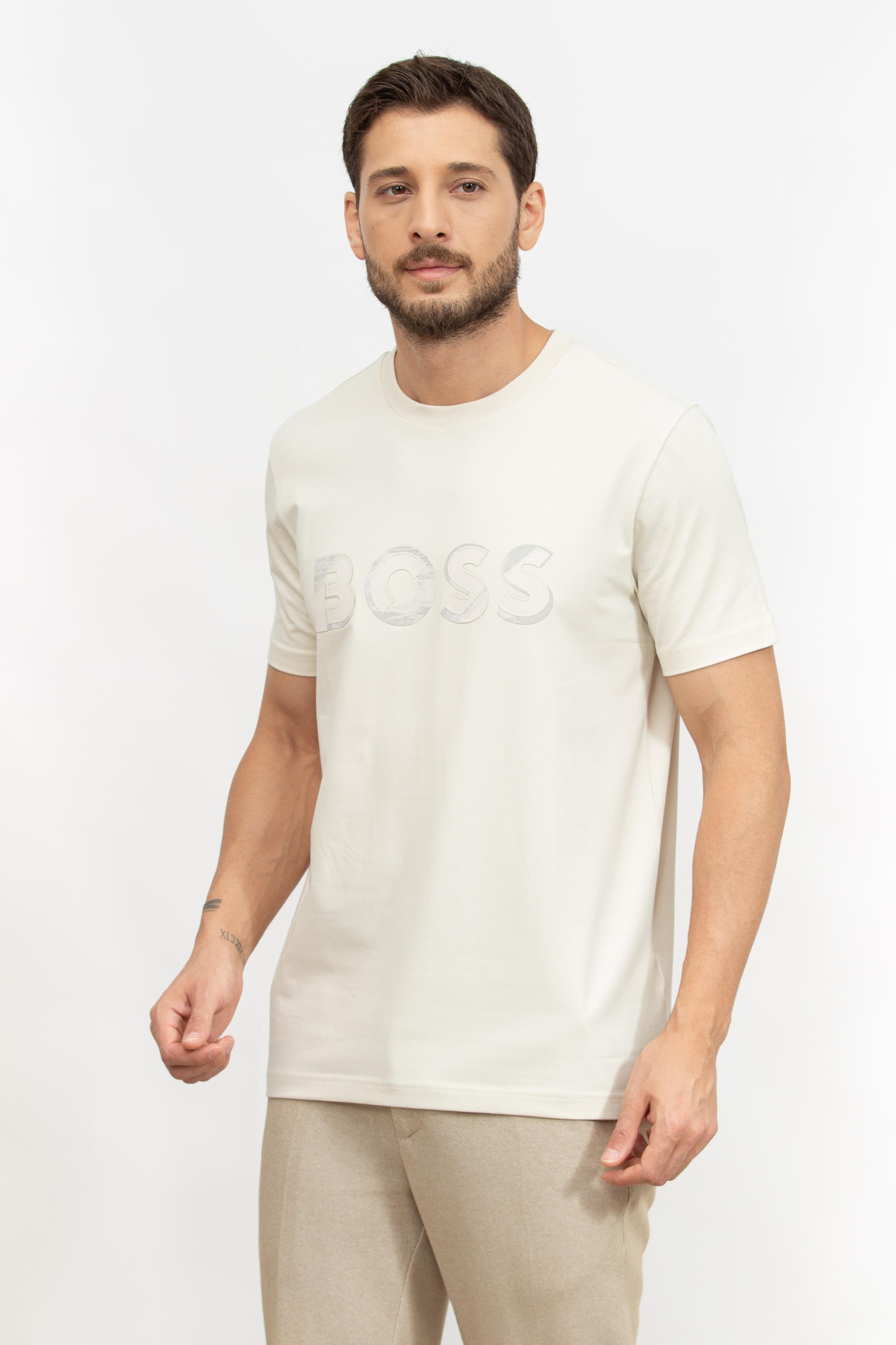 Boss Erkek Bisiklet Yaka T-Shirt