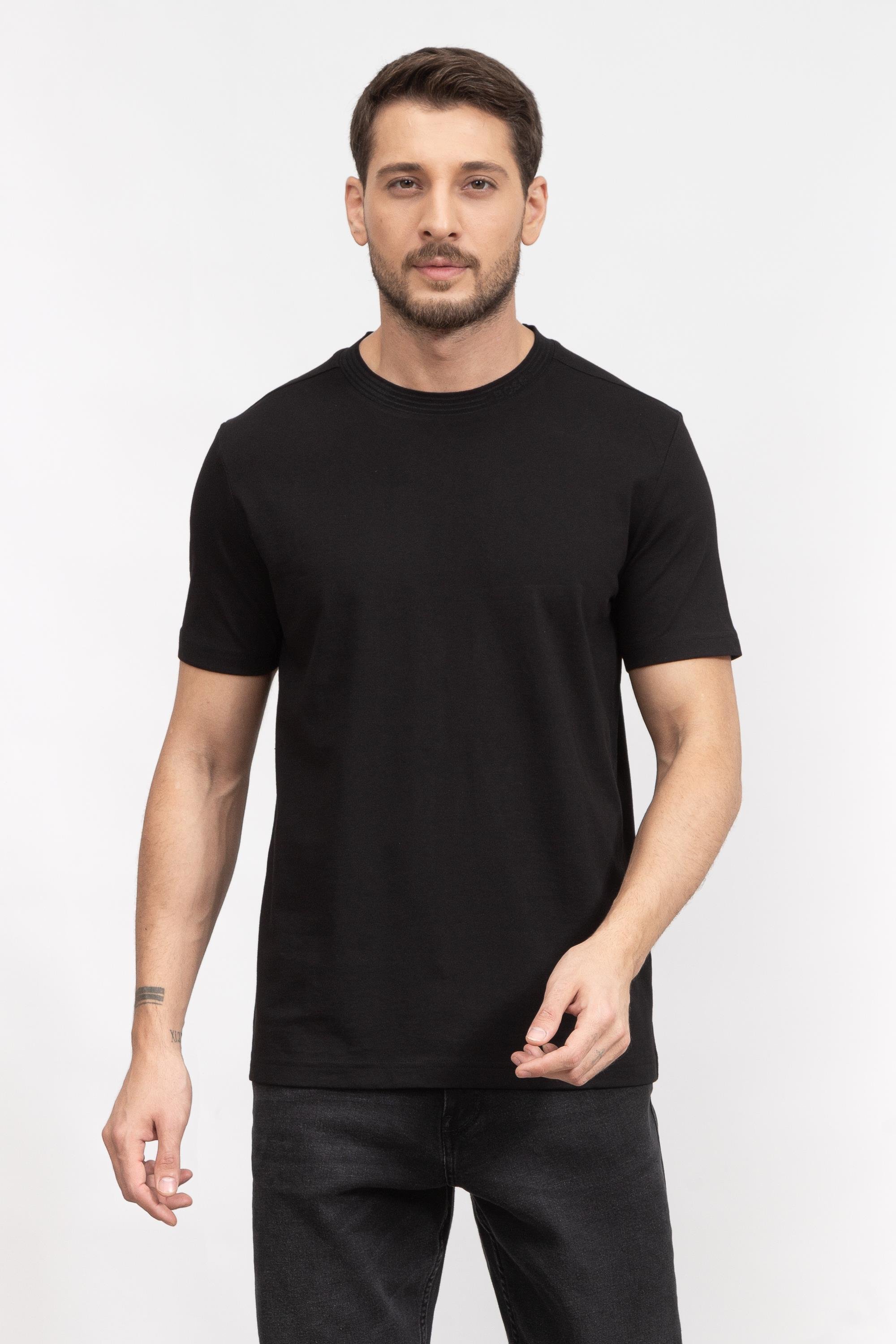 Boss Erkek Bisiklet Yaka T-Shirt