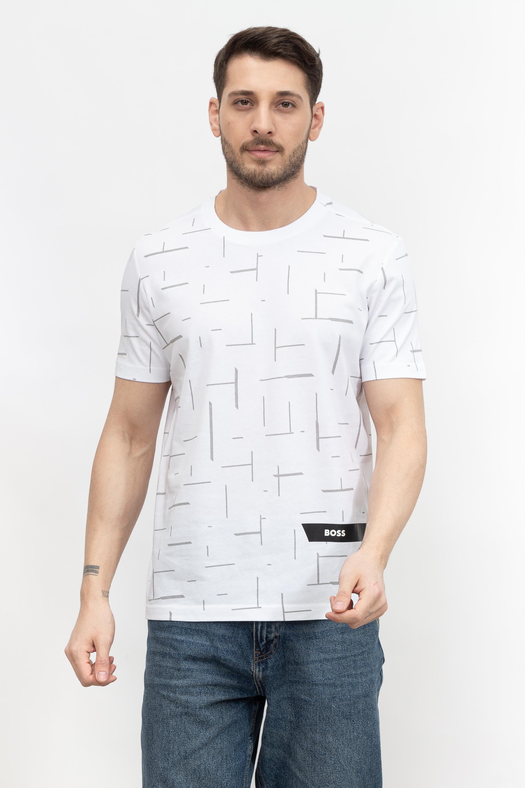 Boss Erkek Bisiklet Yaka T-Shirt