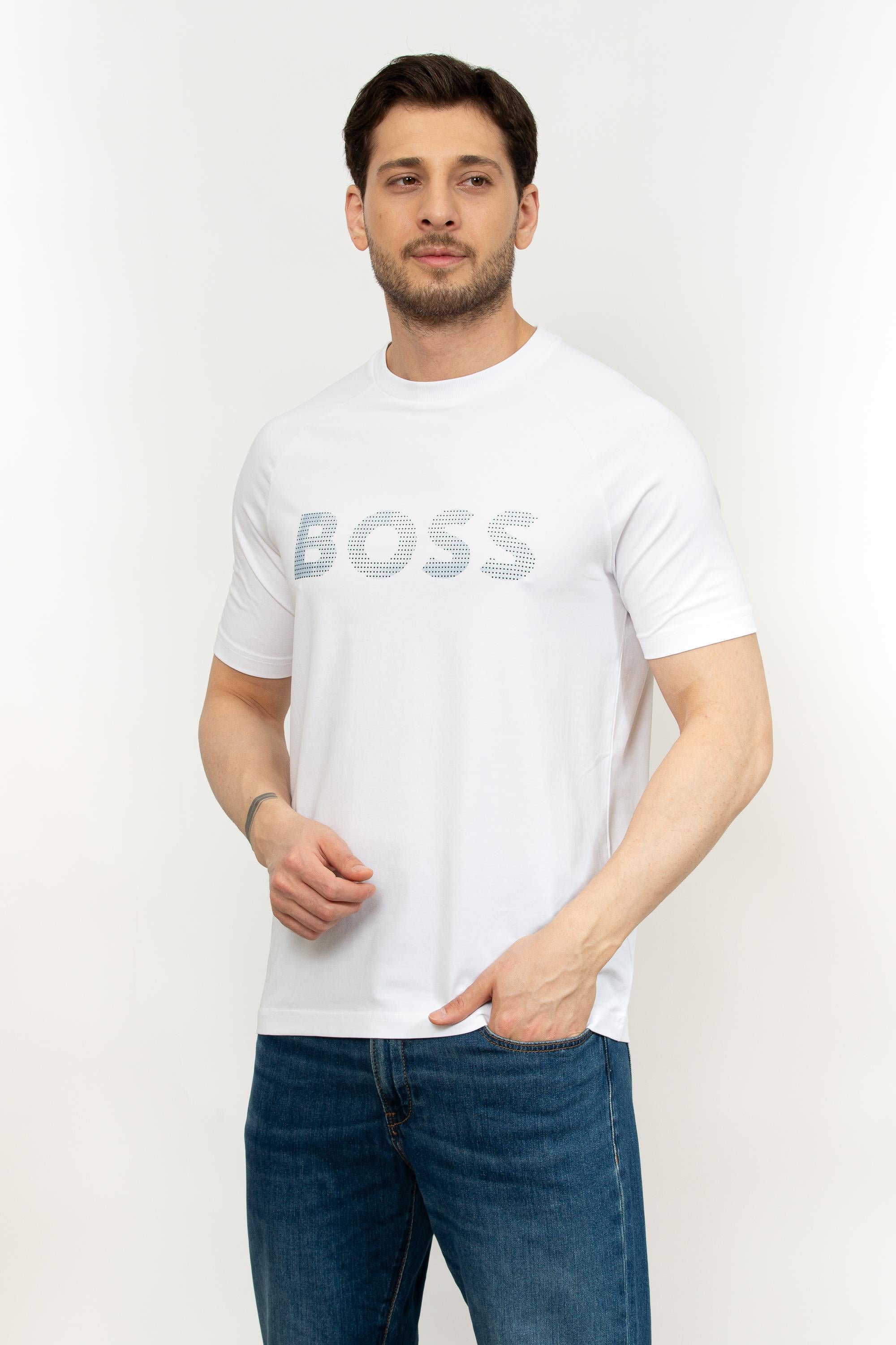 Boss Erkek Bisiklet Yaka T-Shirt