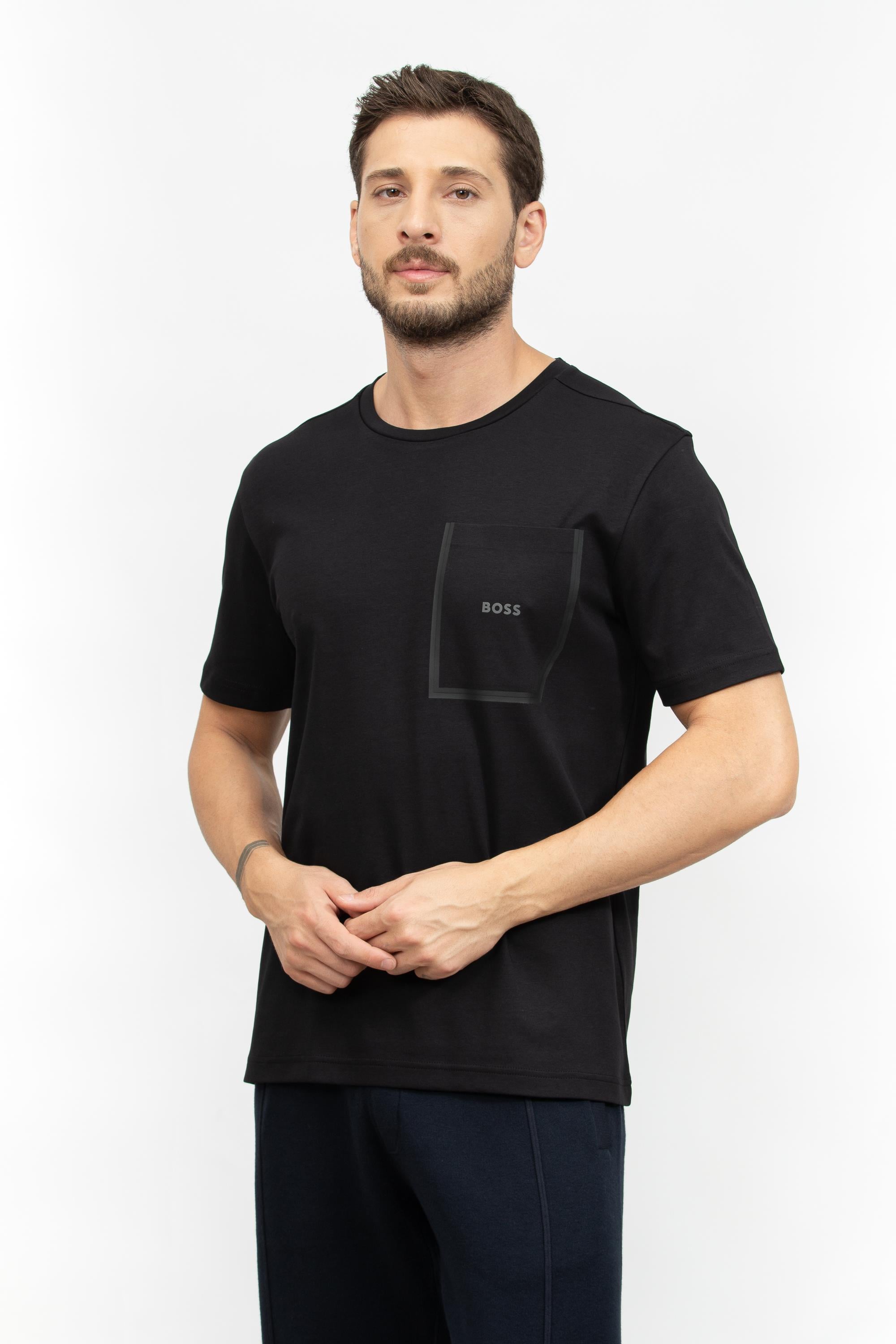 Boss Erkek Bisiklet Yaka T-Shirt