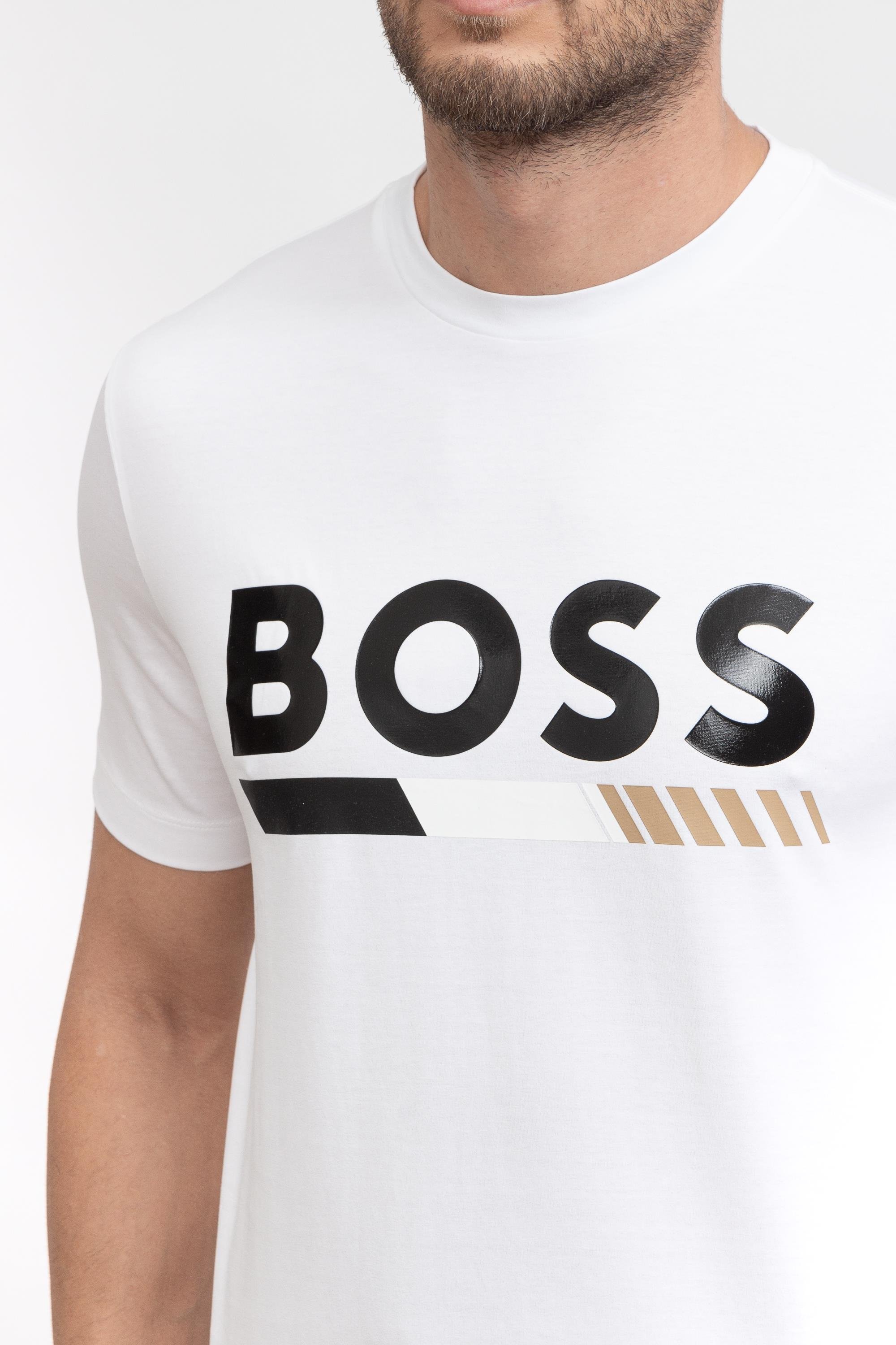 Boss Erkek Bisiklet Yaka T-Shirt