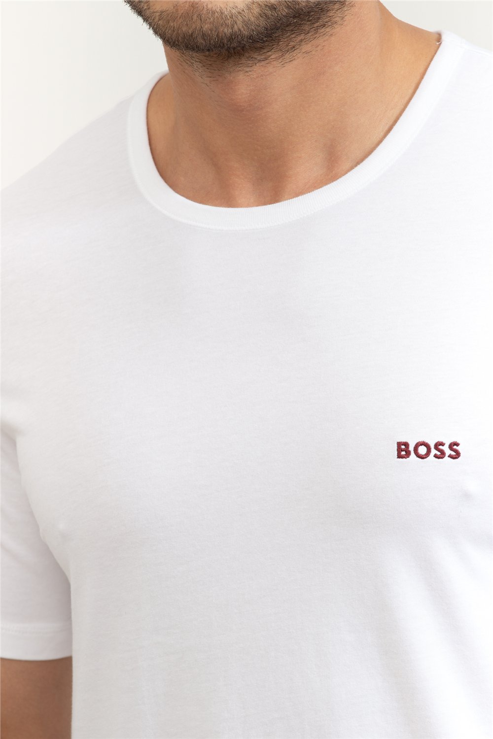 Boss Erkek Bisiklet Yaka T-Shirt