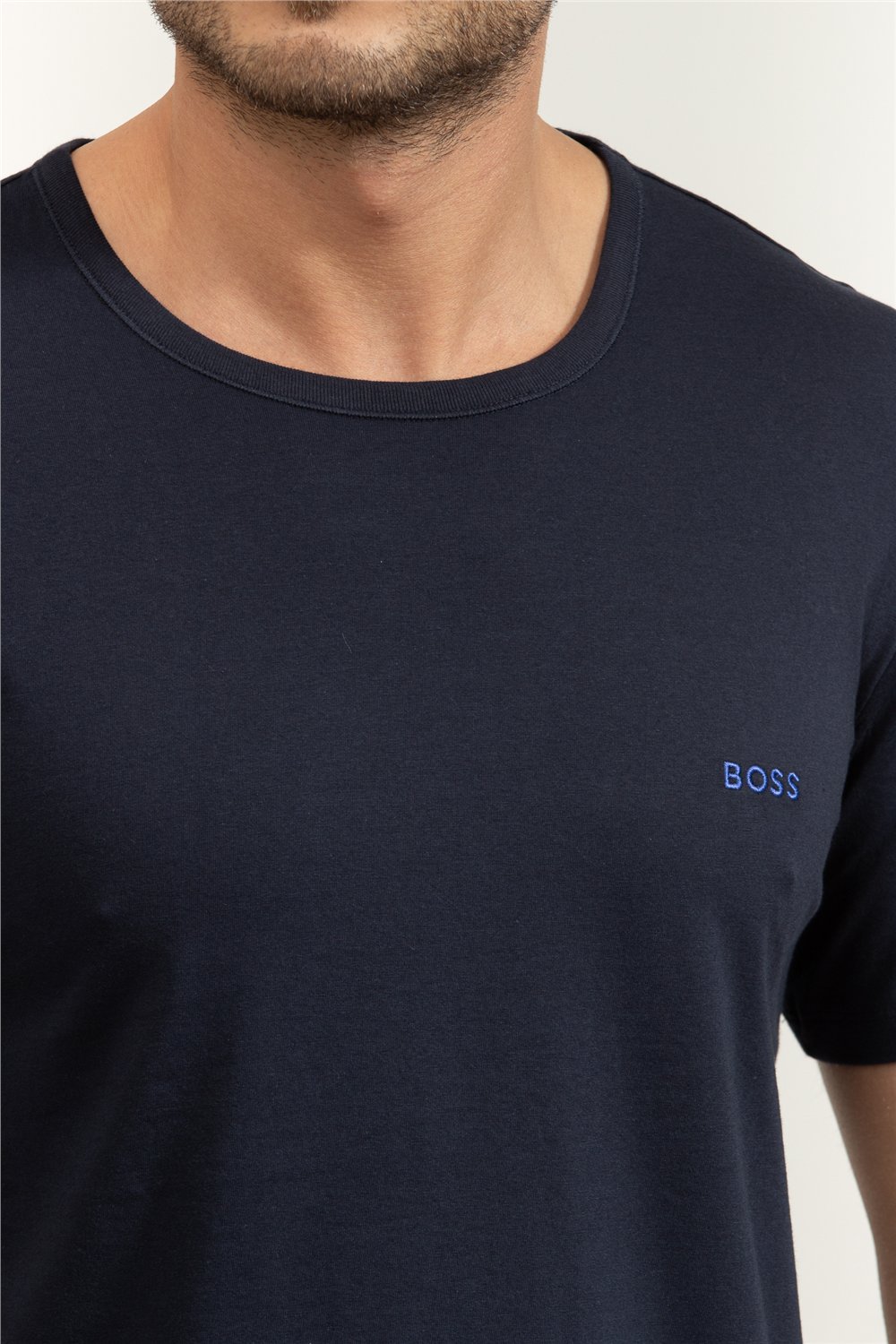 Boss Erkek Bisiklet Yaka T-Shirt