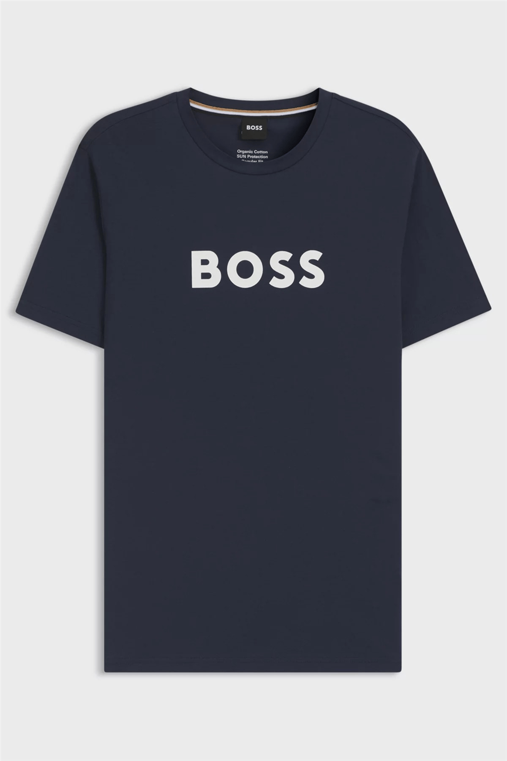 Boss Erkek Bisiklet Yaka T-Shirt Lacivert