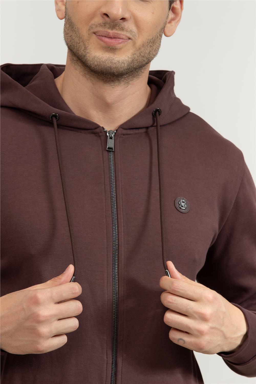Boss Erkek Fermuarlı Sweatshirt