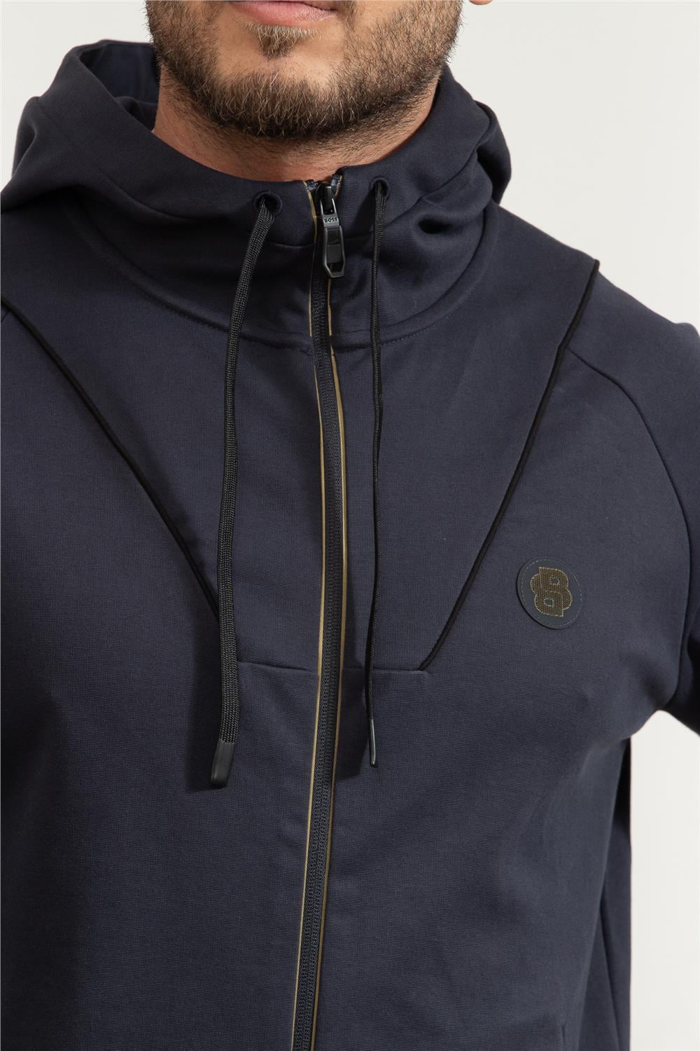 Boss Erkek Fermuarlı Sweatshirt