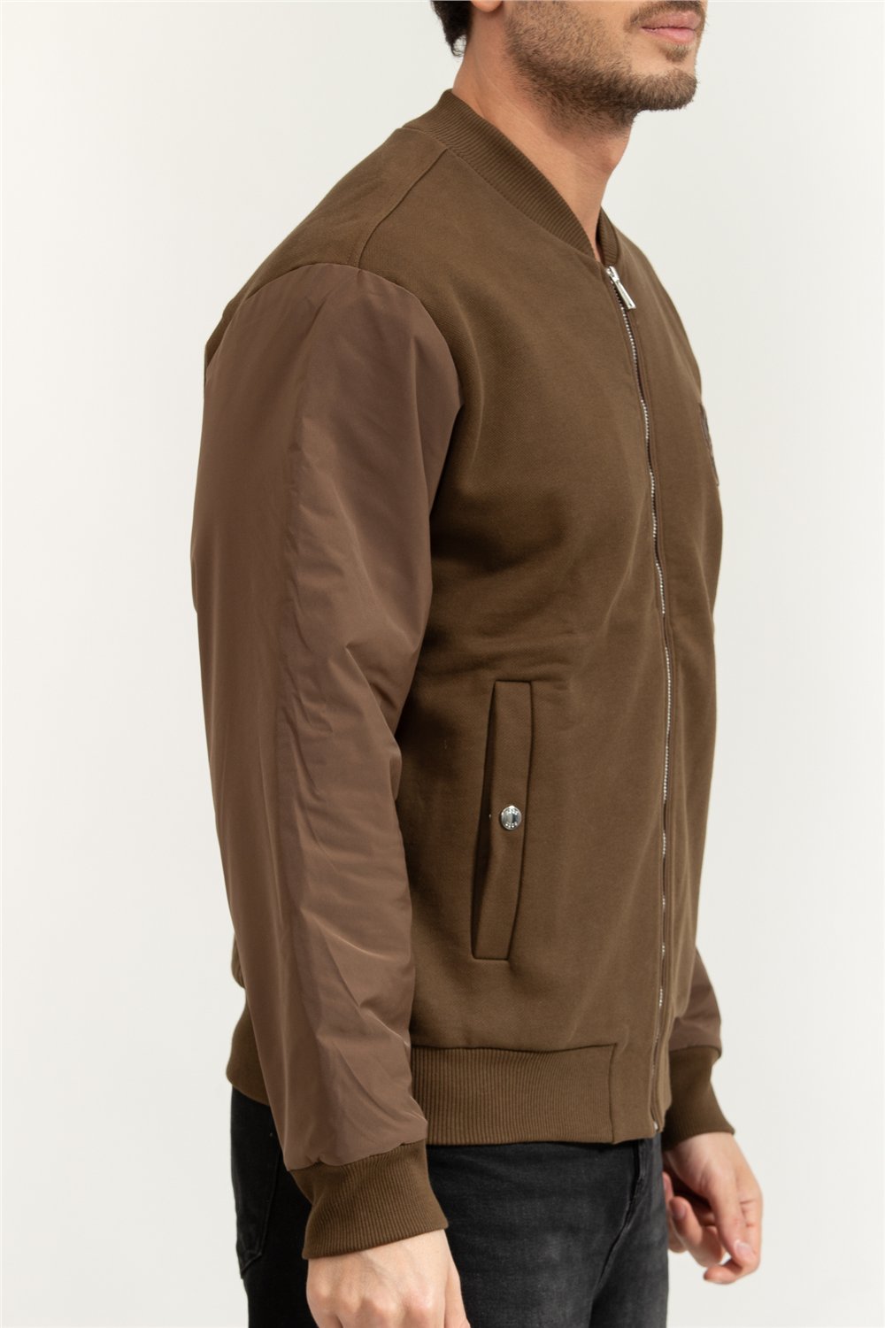 Boss Erkek Fermuarlı Sweatshirt