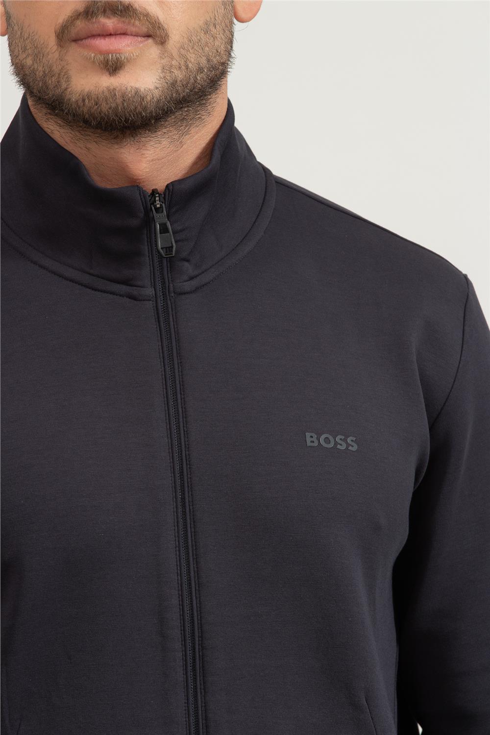 Boss Erkek Fermuarlı Sweatshirt
