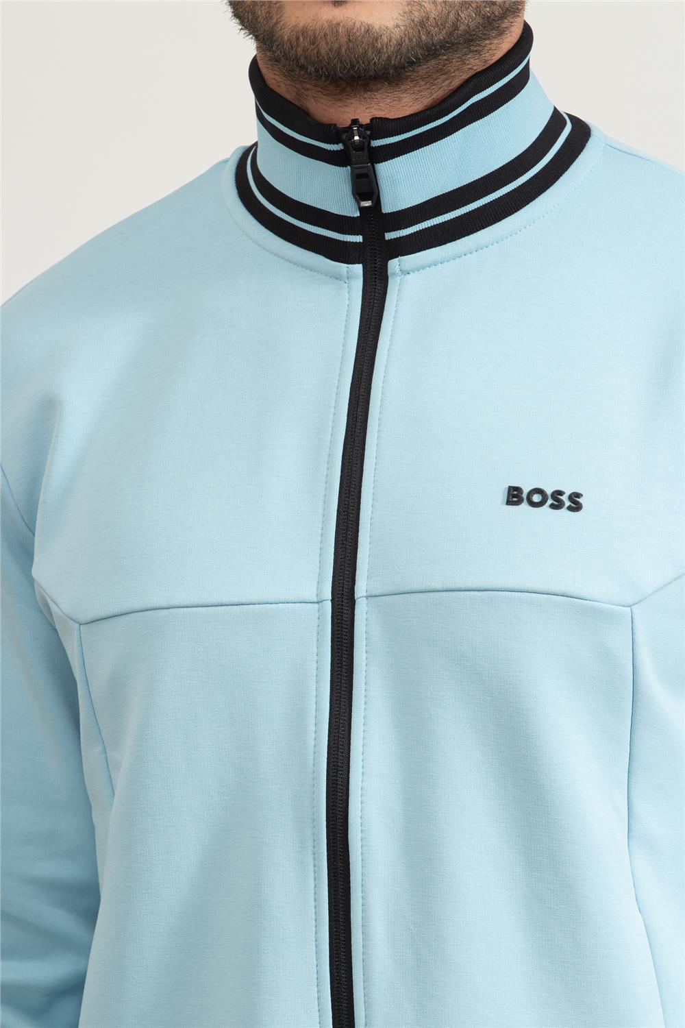 Boss Erkek Fermuarlı Sweatshirt