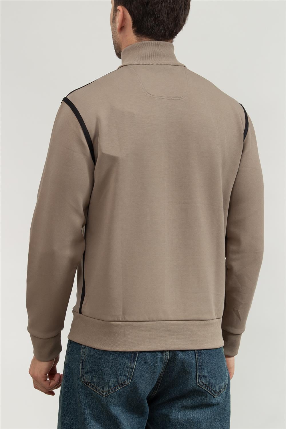 Boss Erkek Fermuarlı Sweatshirt