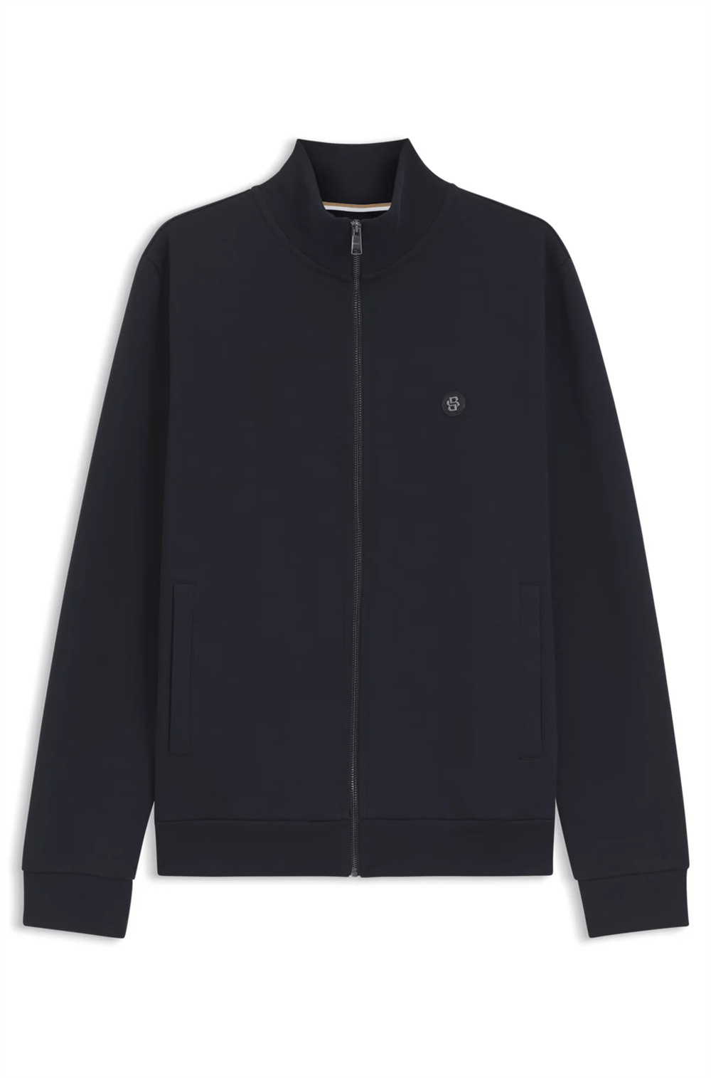 Boss Erkek Fermuarlı Sweatshirt Mavi