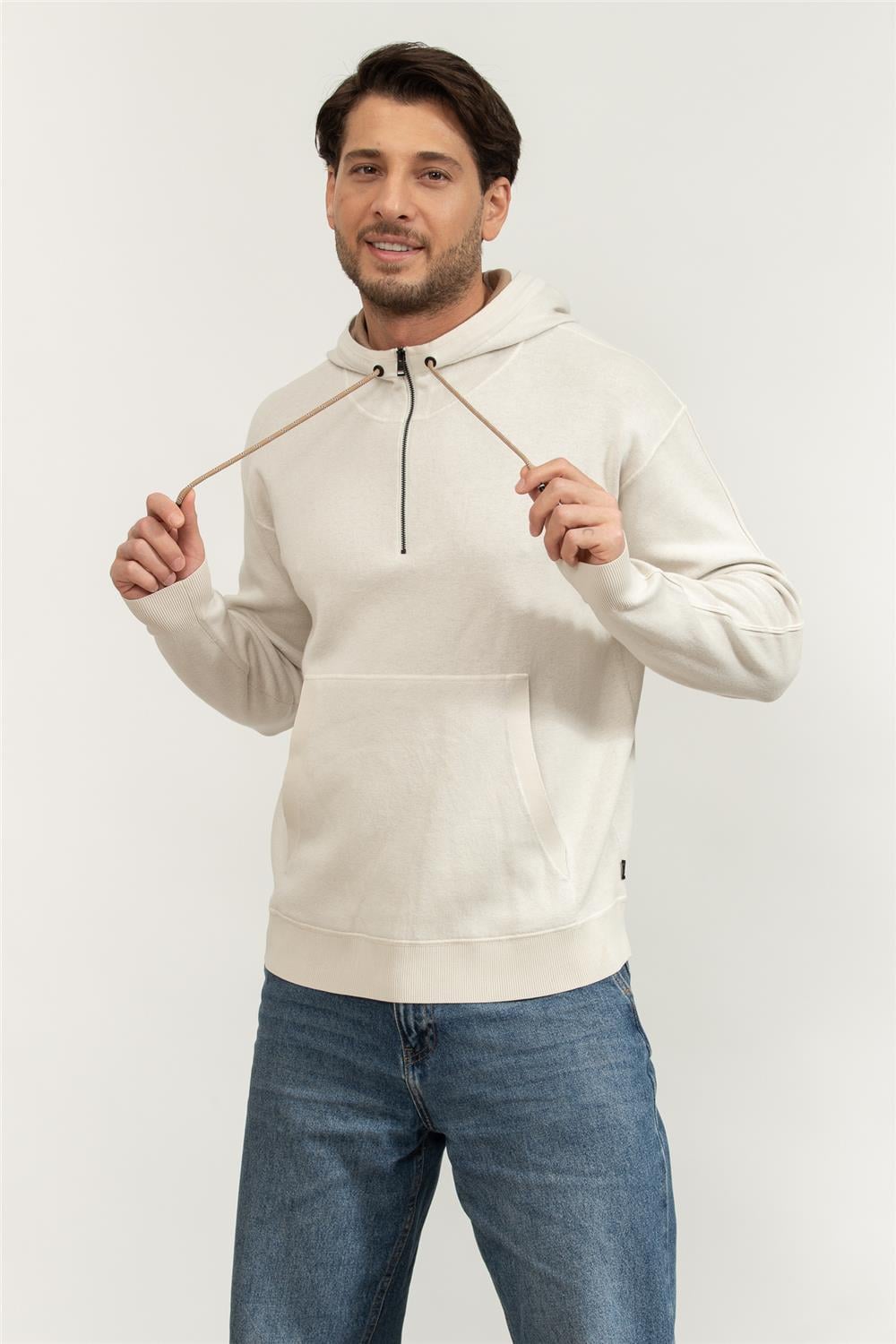 Boss Erkek Kapüşonlu Sweatshirt