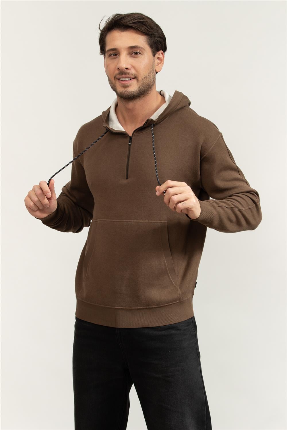Boss Erkek Kapüşonlu Sweatshirt