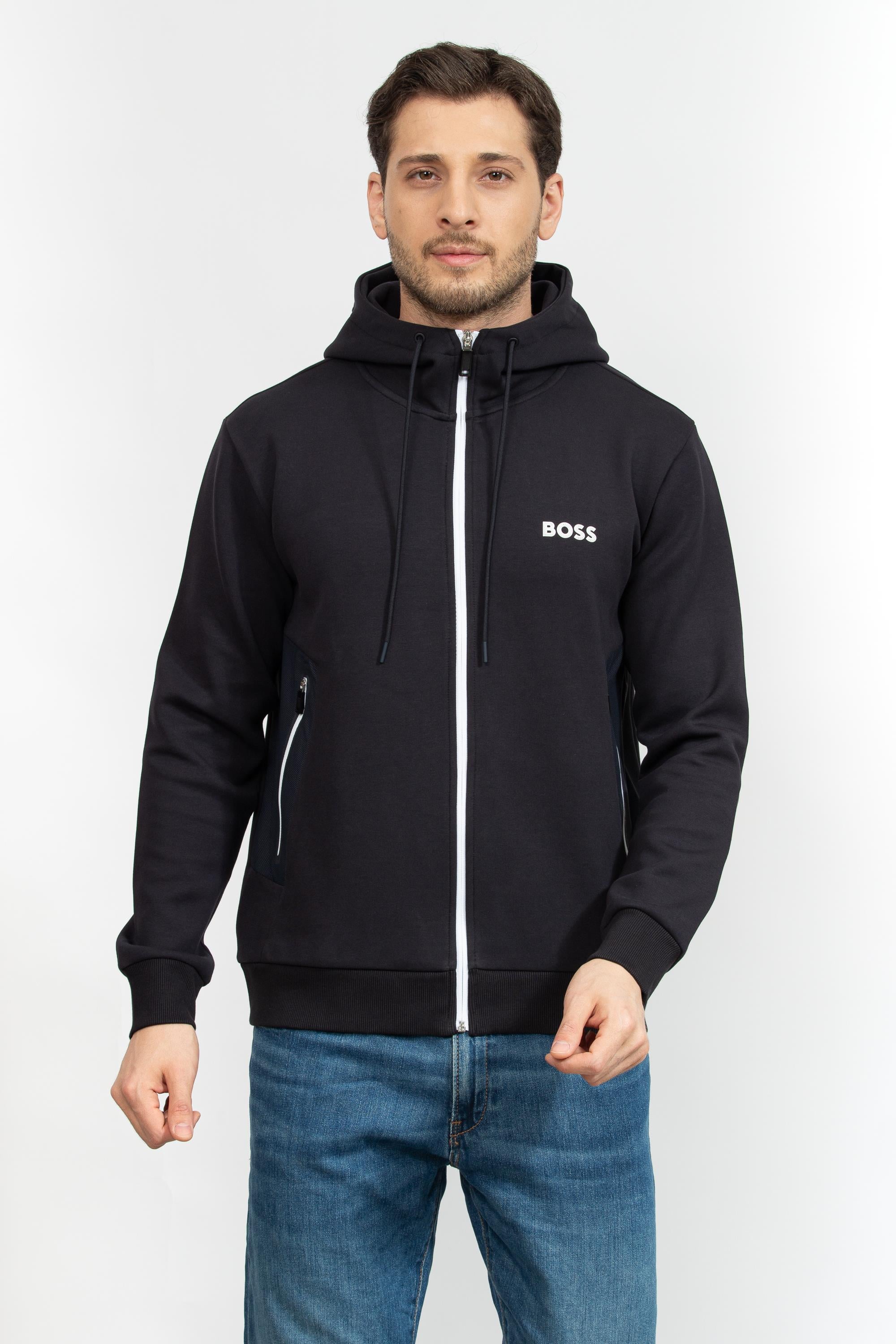 Boss Erkek Kapüşonlu Sweatshirt