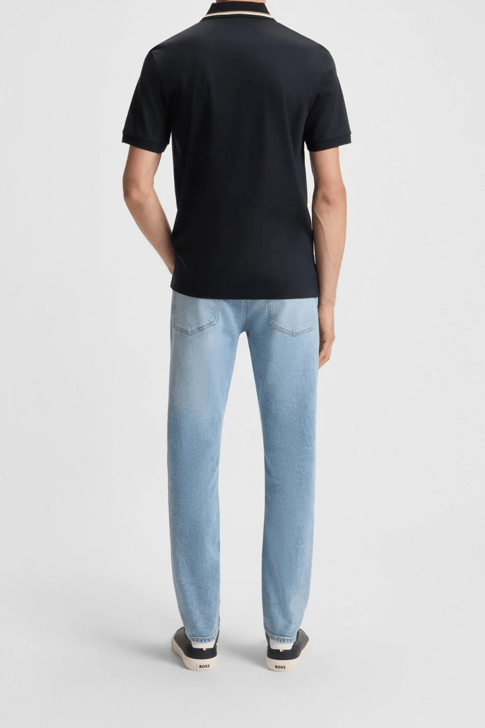 Boss Erkek Polo Yaka T-Shirt Mavi