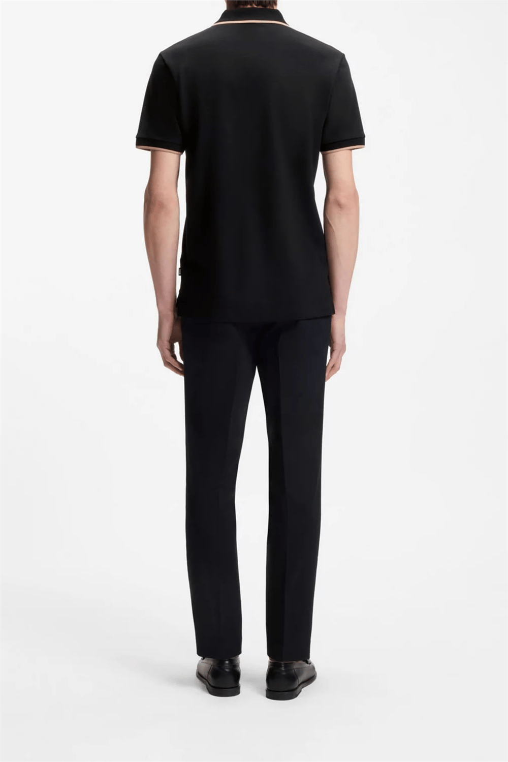 Boss Erkek Polo Yaka T-Shirt Siyah
