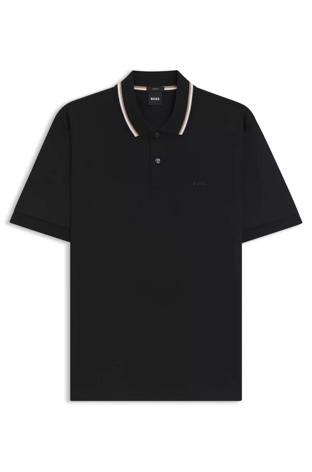 Boss Erkek Polo Yaka T-Shirt Siyah