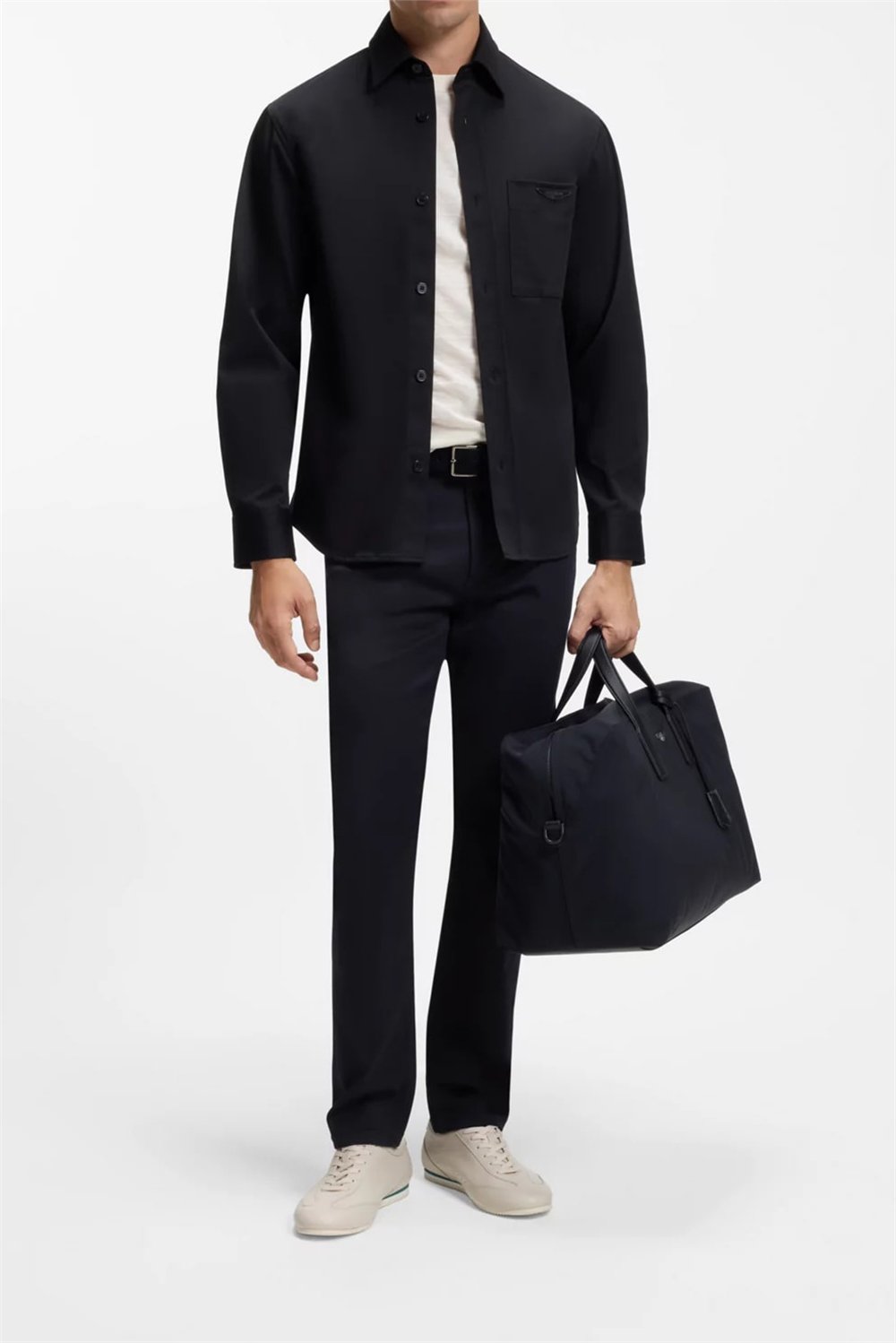 BOSS H Delaware Aston Martin Erkek Jean Pantolon Siyah