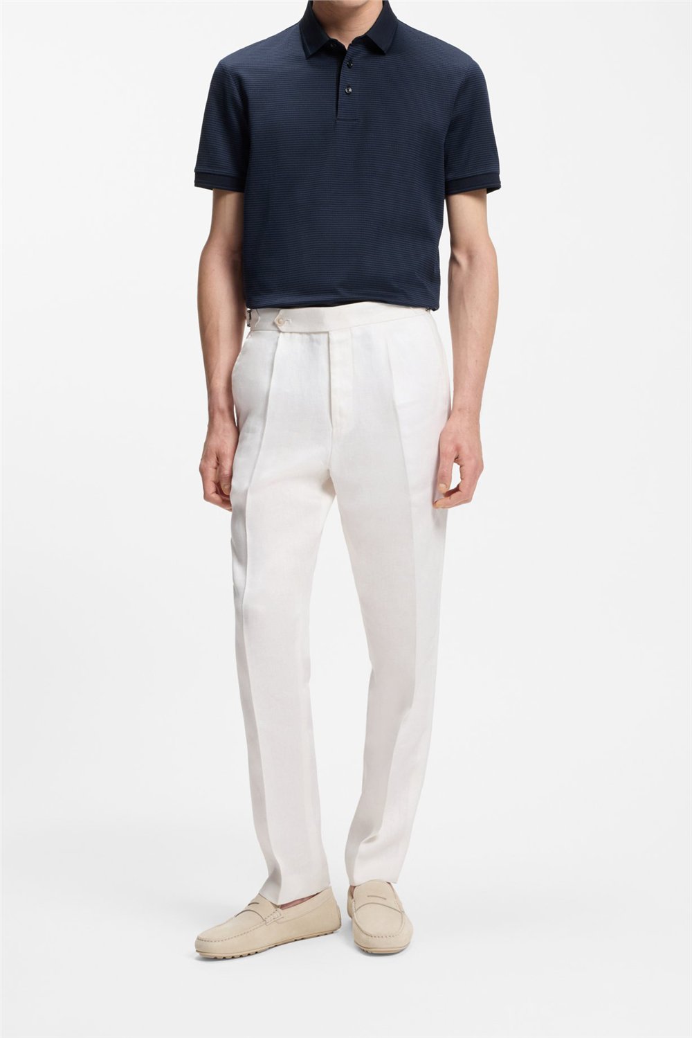 Boss H Parlay 242 Erkek Polo Yaka T-Shirt Mavi
