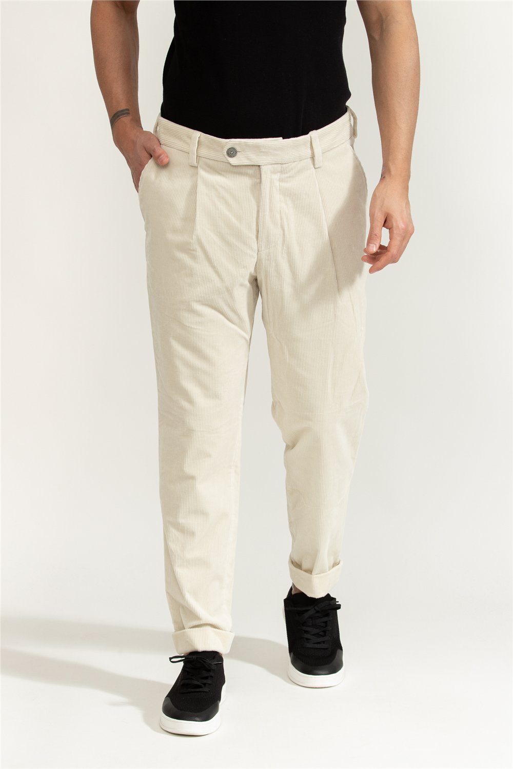 Boss H Perin Pleat 224 Erkek Chino Pantolon