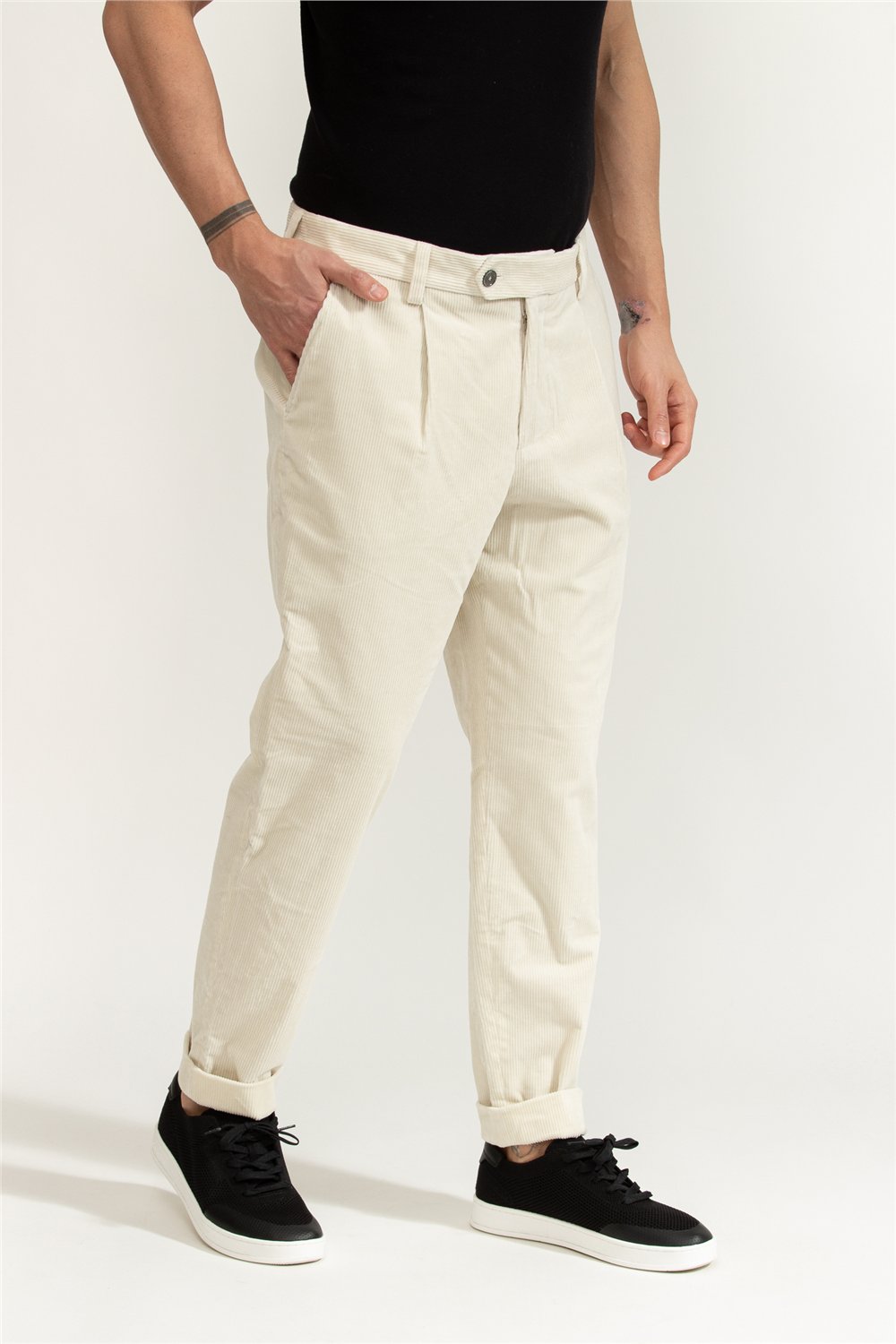 Boss H Perin Pleat 224 Erkek Chino Pantolon