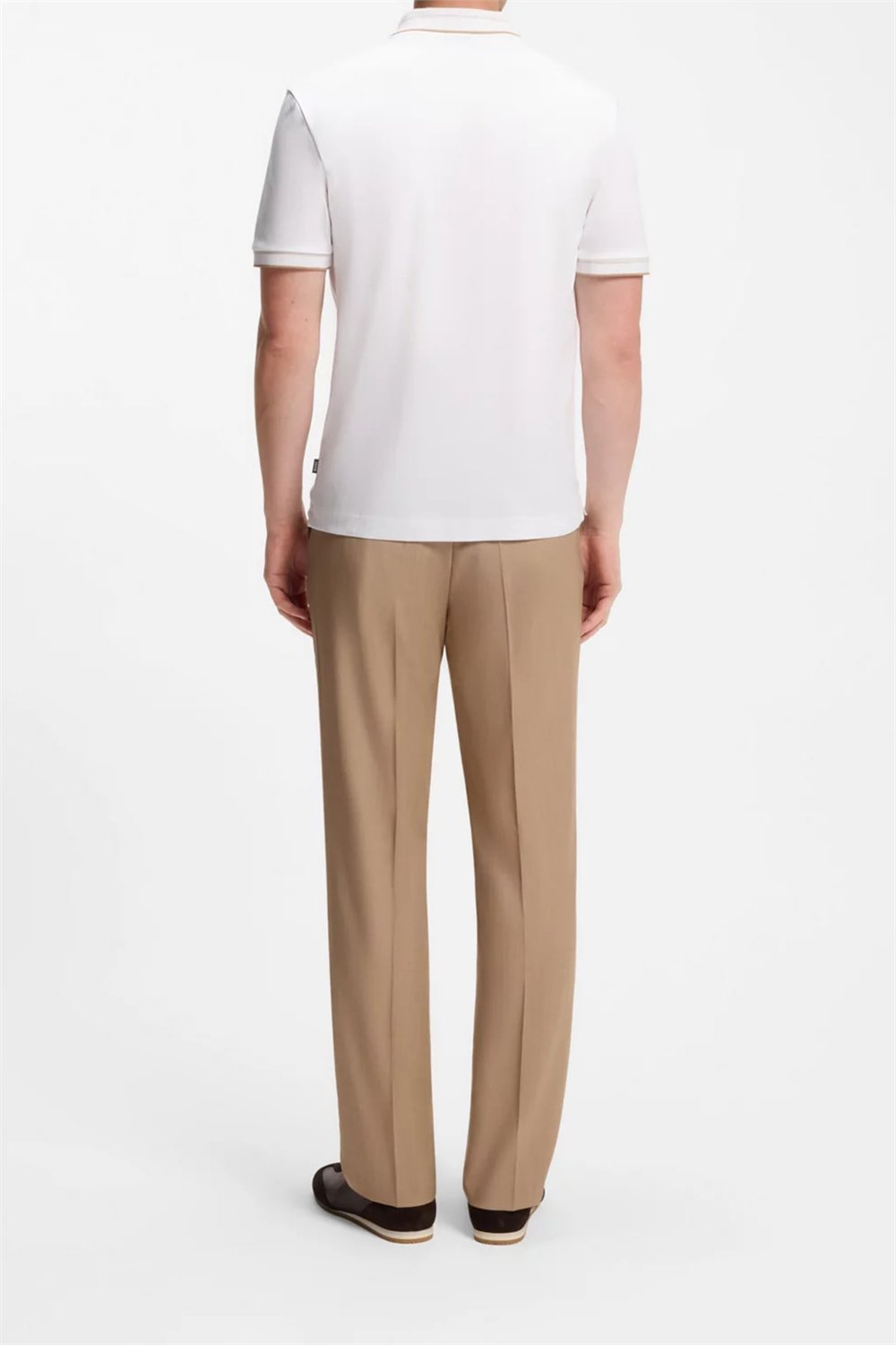 BOSS H Phillipson 195 Erkek Polo Yaka T-Shirt Beyaz
