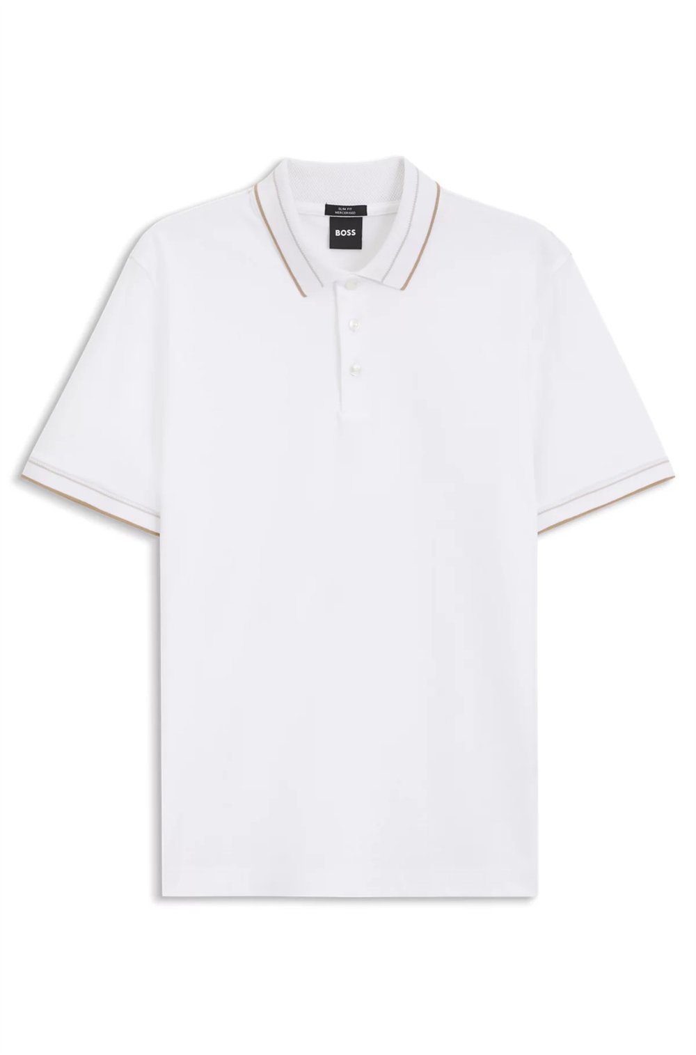 BOSS H Phillipson 195 Erkek Polo Yaka T-Shirt Beyaz