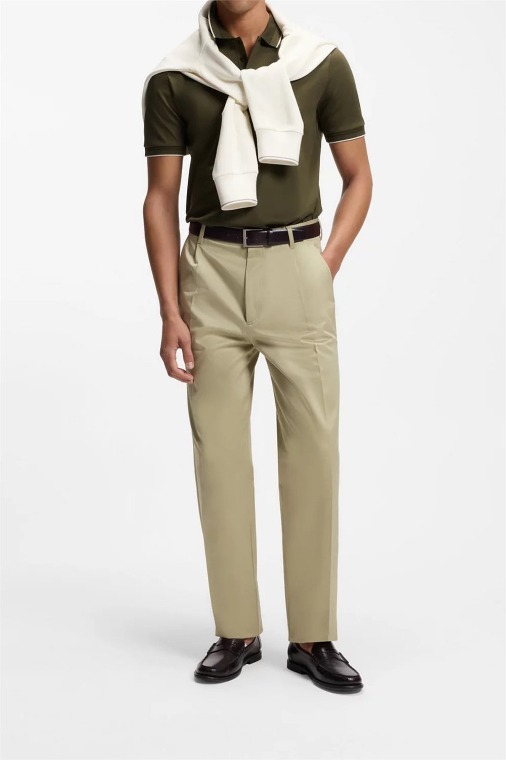 BOSS H Phillipson 195 Erkek Polo Yaka T-Shirt Yeşil