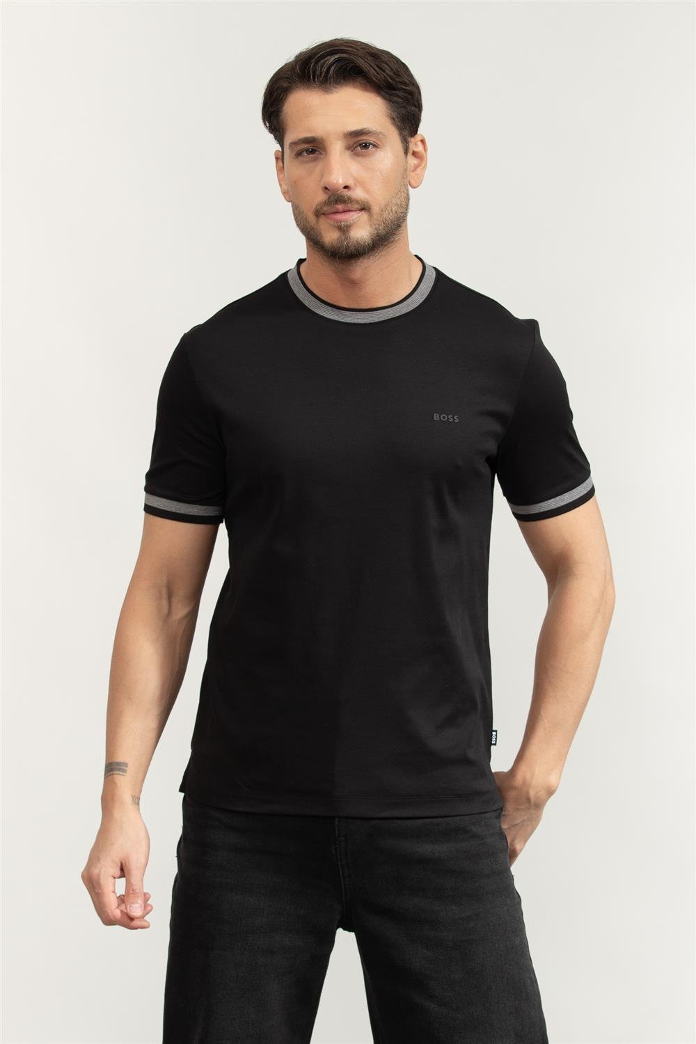 Boss H-Tessler 200 Erkek Bisiklet Yaka T-Shirt